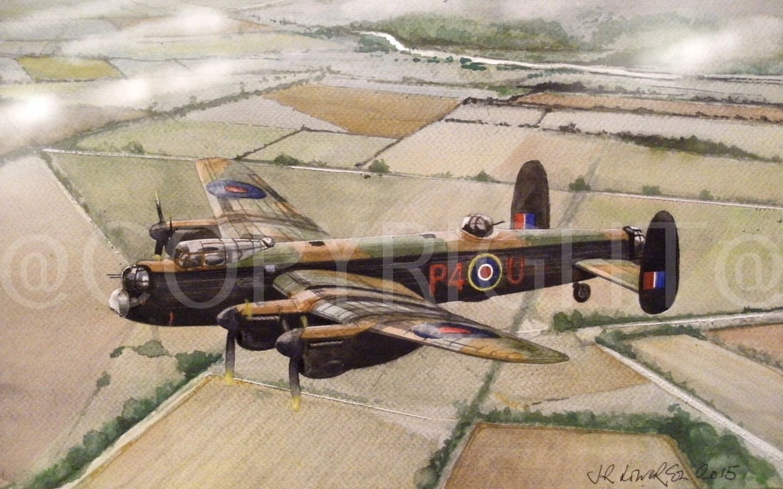 Lancaster Bomber On Manoeuvres WW2 RAF Large Metal Wall Art: Title: Lancaster Bomber On Manoeuvres WW2 RAF Large Metal Wall Art Description: ★ Approx Size 16” x 12” (Inches) 400 x 300 (mm). ★ Our Metal Art Design Comes with Rounded