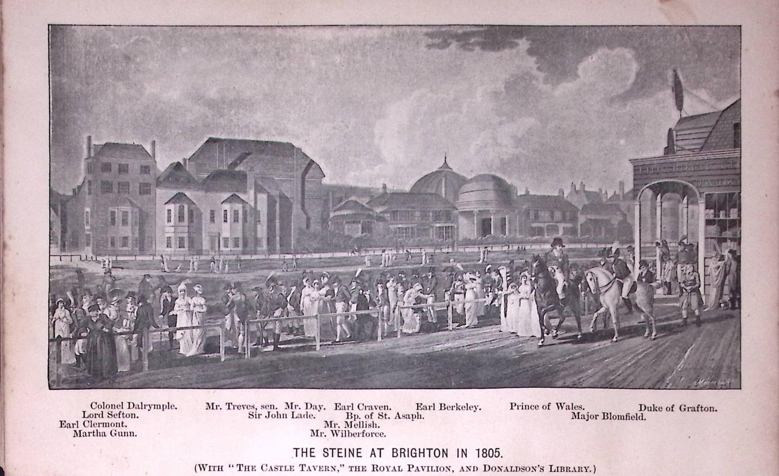 Brighton View of the Steine Promenade (1778) Antique 134-Year-Old Print-8-TR: Title: Brighton View of the Steine Promenade (1778) Antique 134-Year-Old Print-8-TR Description: This Print Has Been Removed from an Antique Edition of. Peep in The Past Brighton in The Olden T