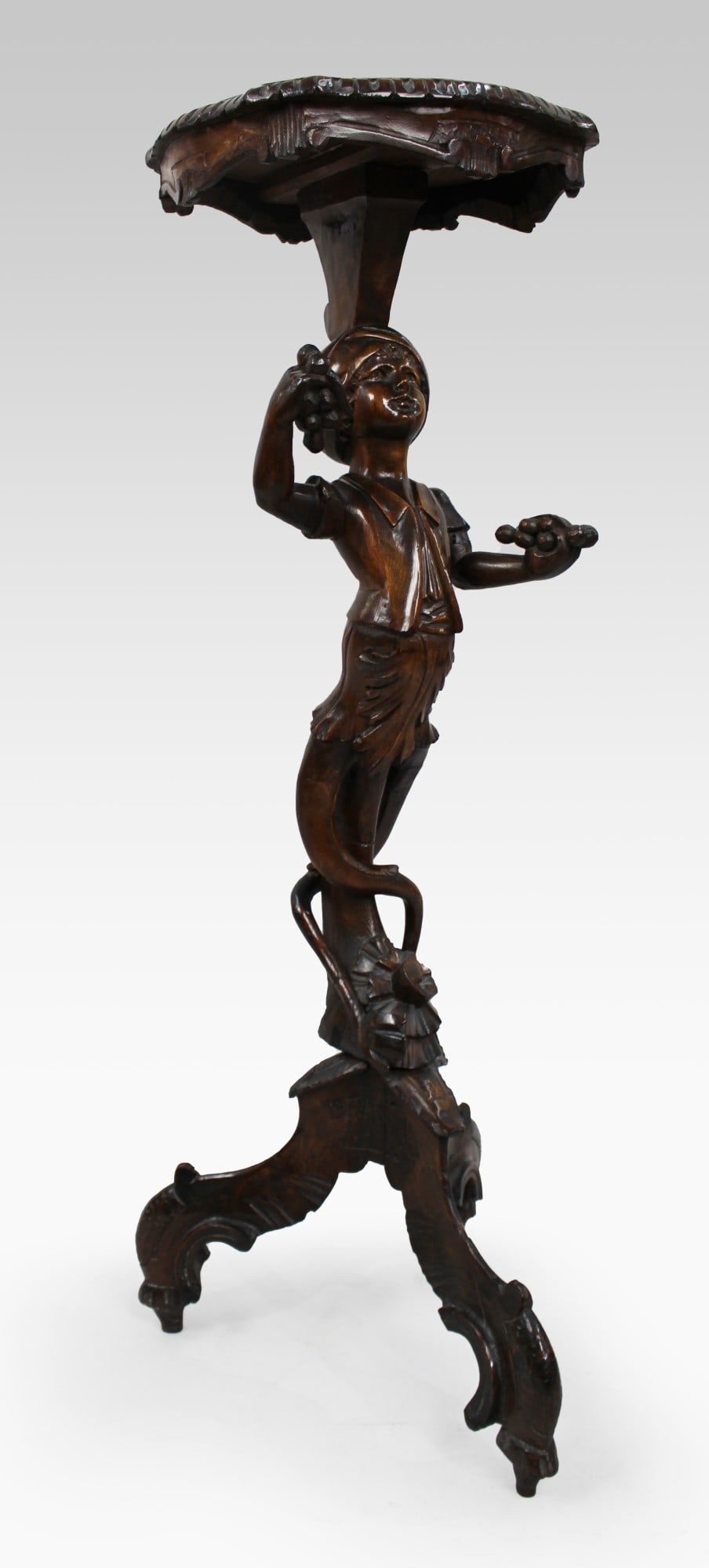 Carved 18th c. Style Figural Torchere c.1890 (1 of 1)