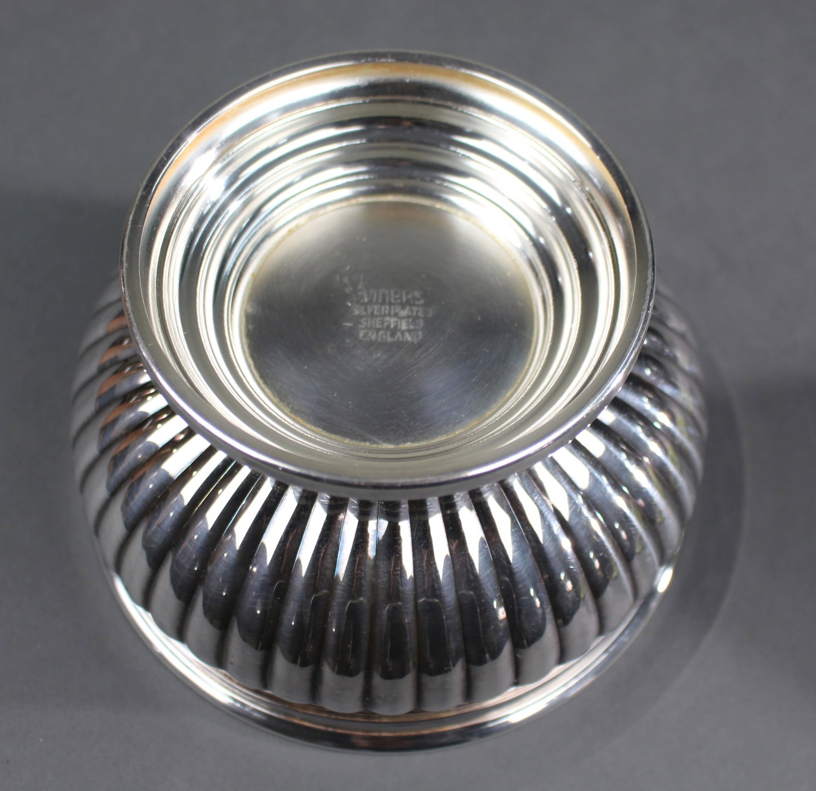 Vintage Viners Silver Plated Bowl - 3