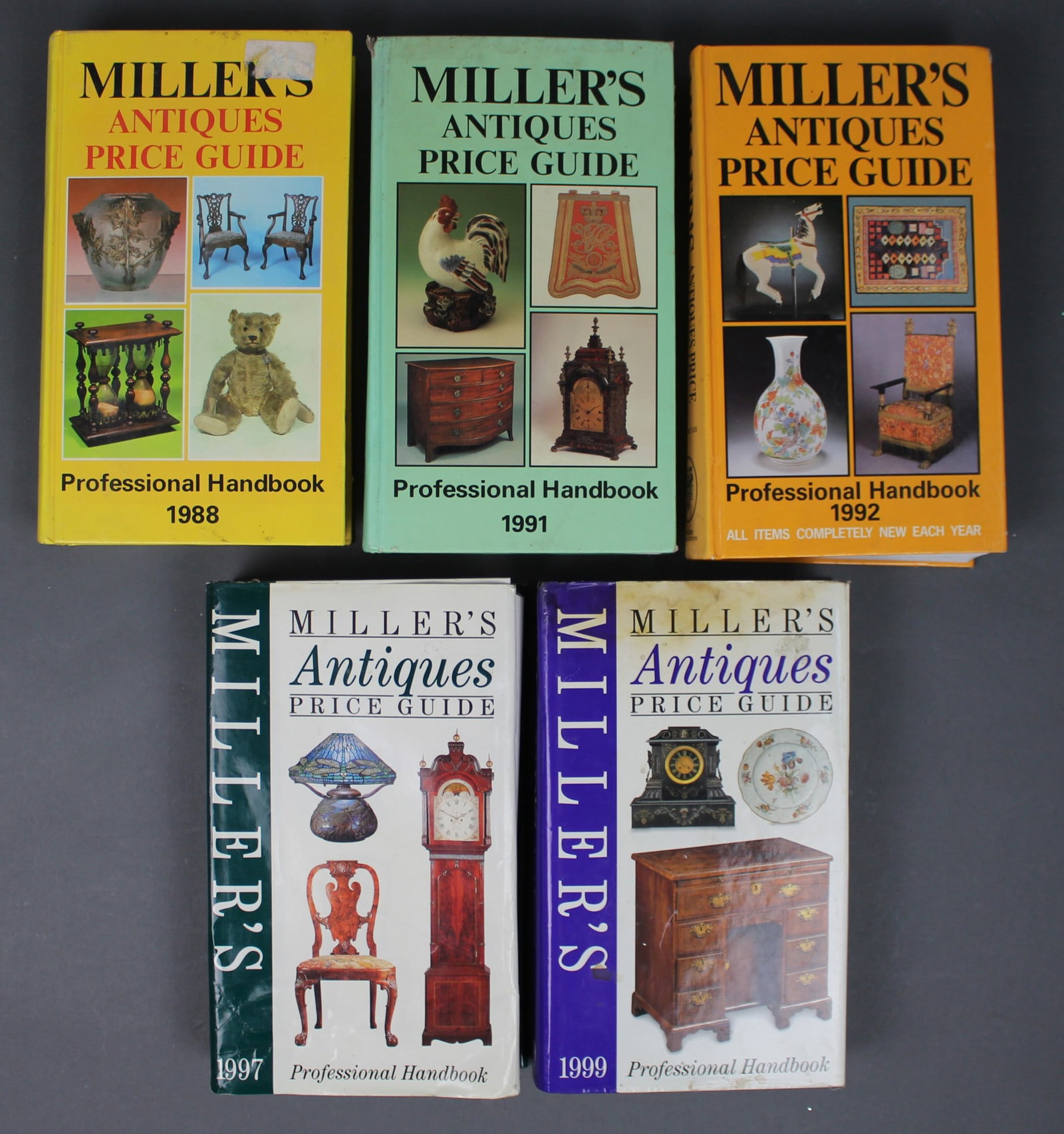 Collection of 5 Miller's Antiques Price Guide Books: Title: Collection of 5 Miller's Antiques Price Guide Books Description: Collection of 5 Miller's Antiques Price Guide Books Condition: Used Delivery option: Collection & Delivery Location: WR1