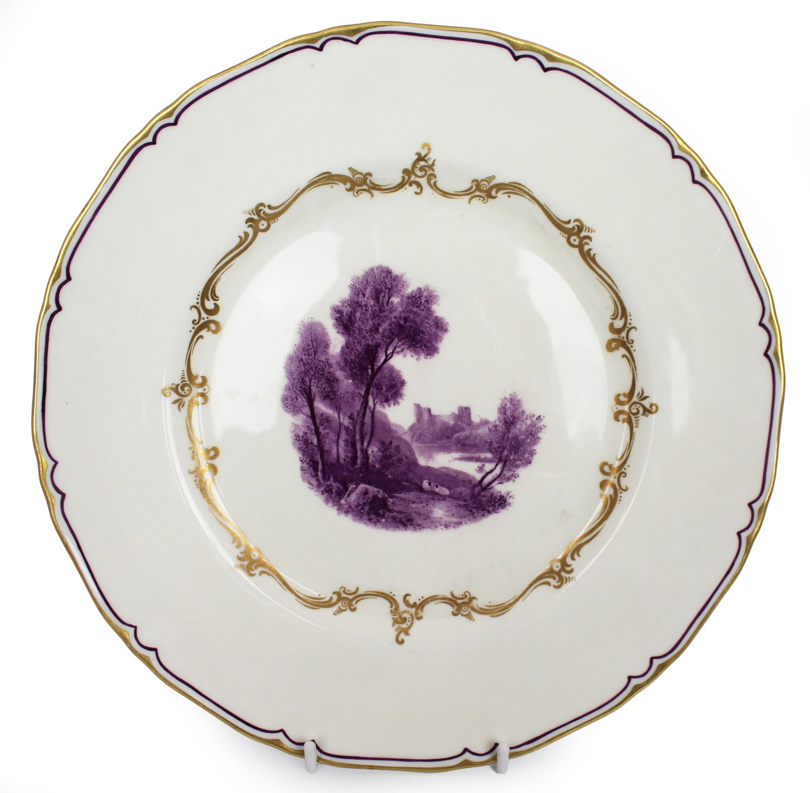 Royal Worcester The Chamberlain Cabinet Plate 1950 (1 of 1)