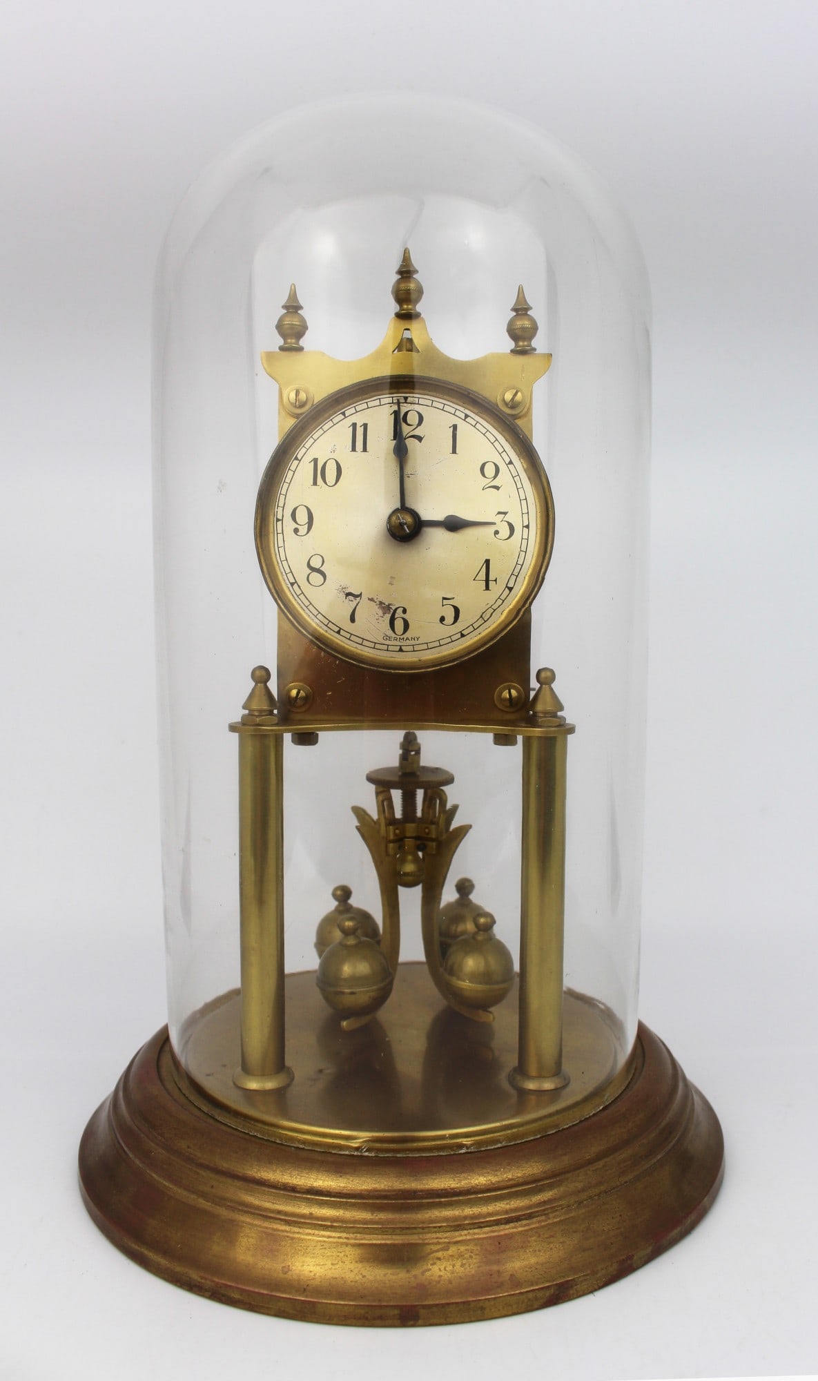 Antique German Domed Anniversary Clock c.1900 (1 of 1)