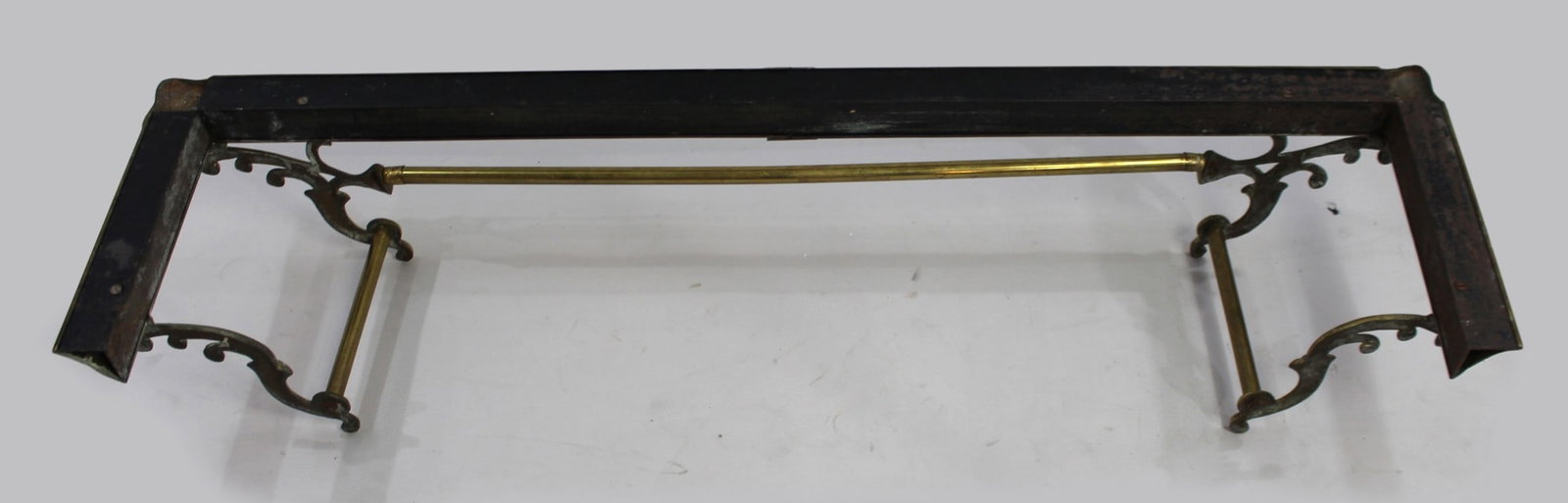 Victorian Brass Fire Fender - 4