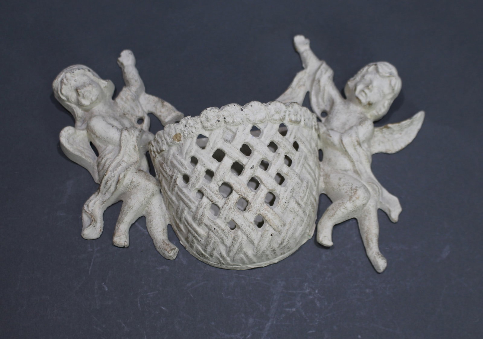 Cast Metal Cherub Wall Bracket (1 of 2)