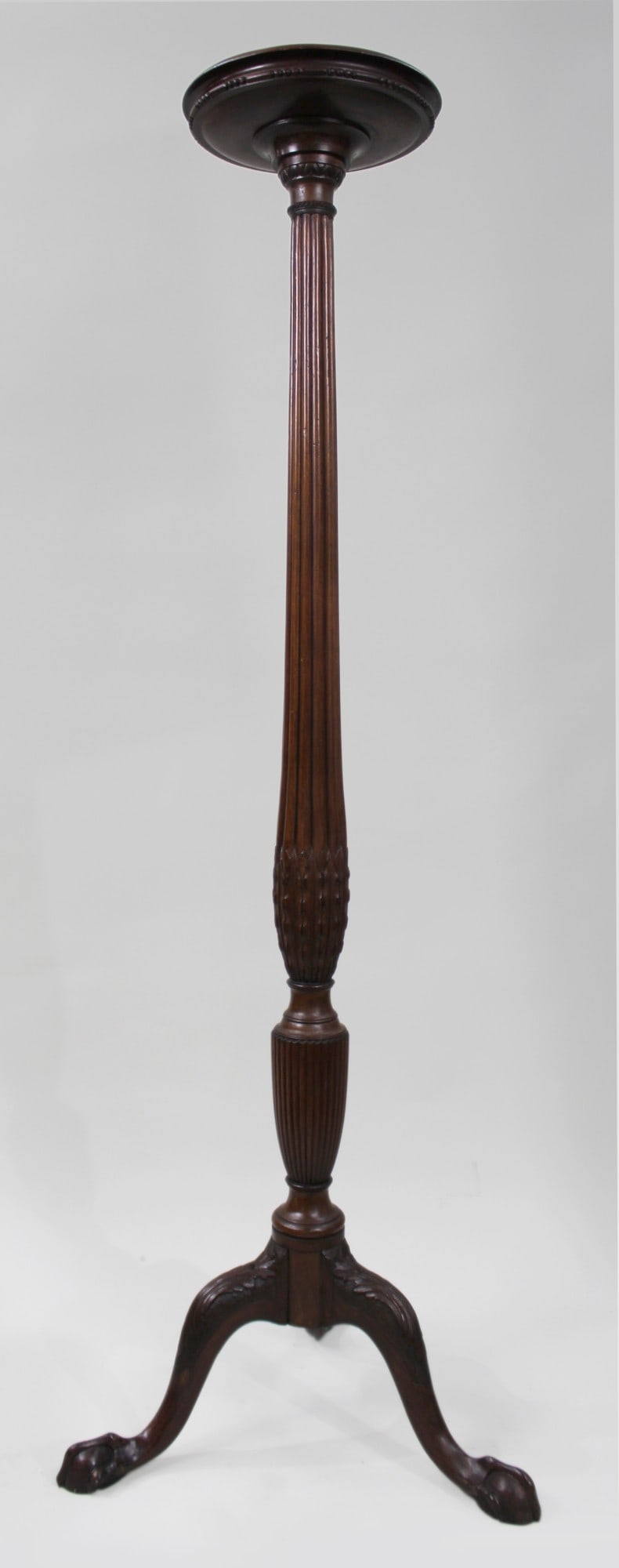 Antique Georgian Revival Mahogany Torchère Pedestal Stand, (1 of 1)