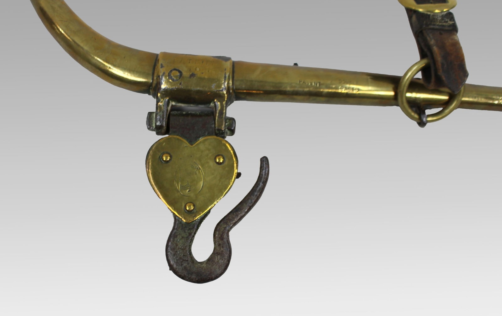 Antique Brass Hames Horse Collar - 2