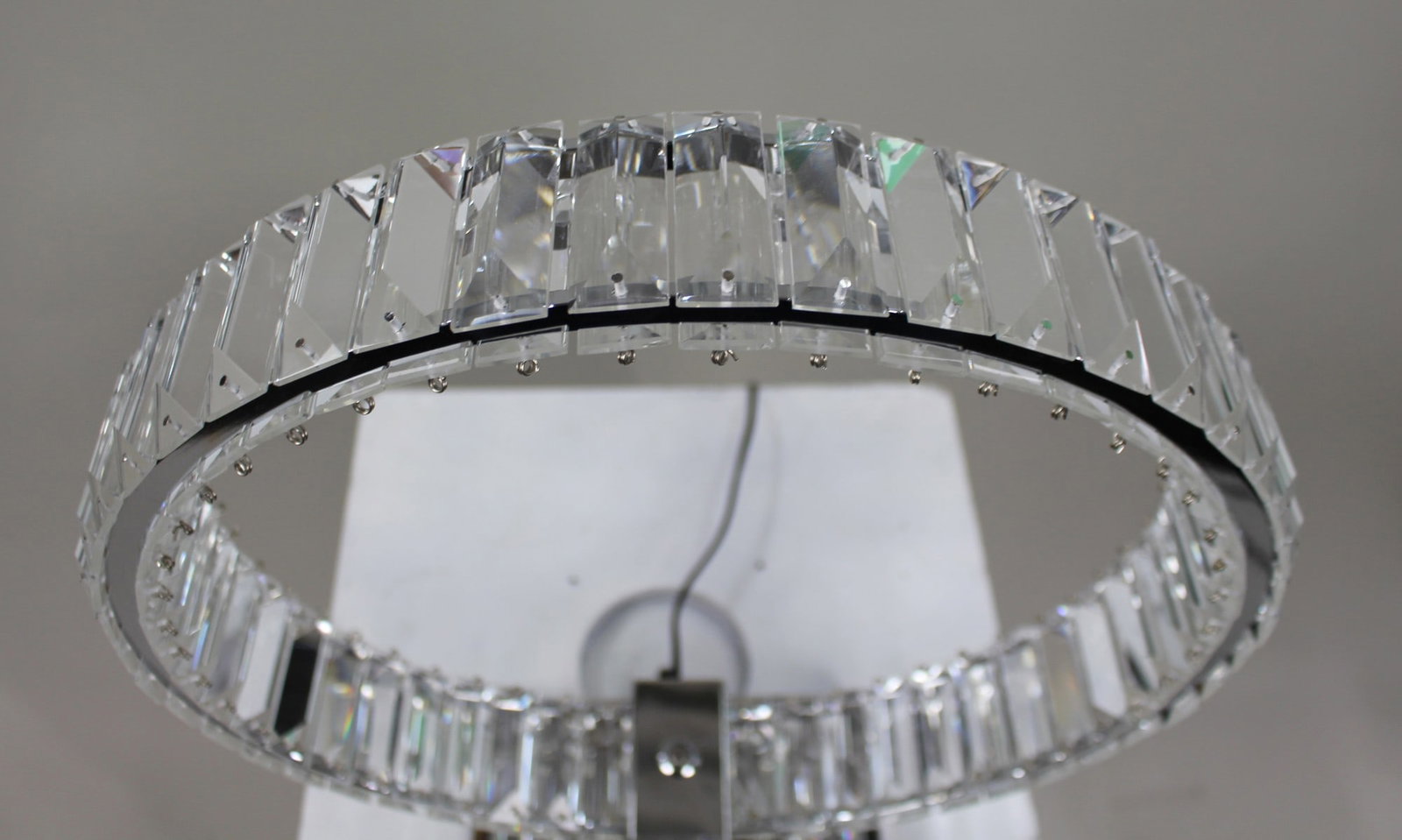 Fine Contemporary Crystal Halo Table Lamp - 2