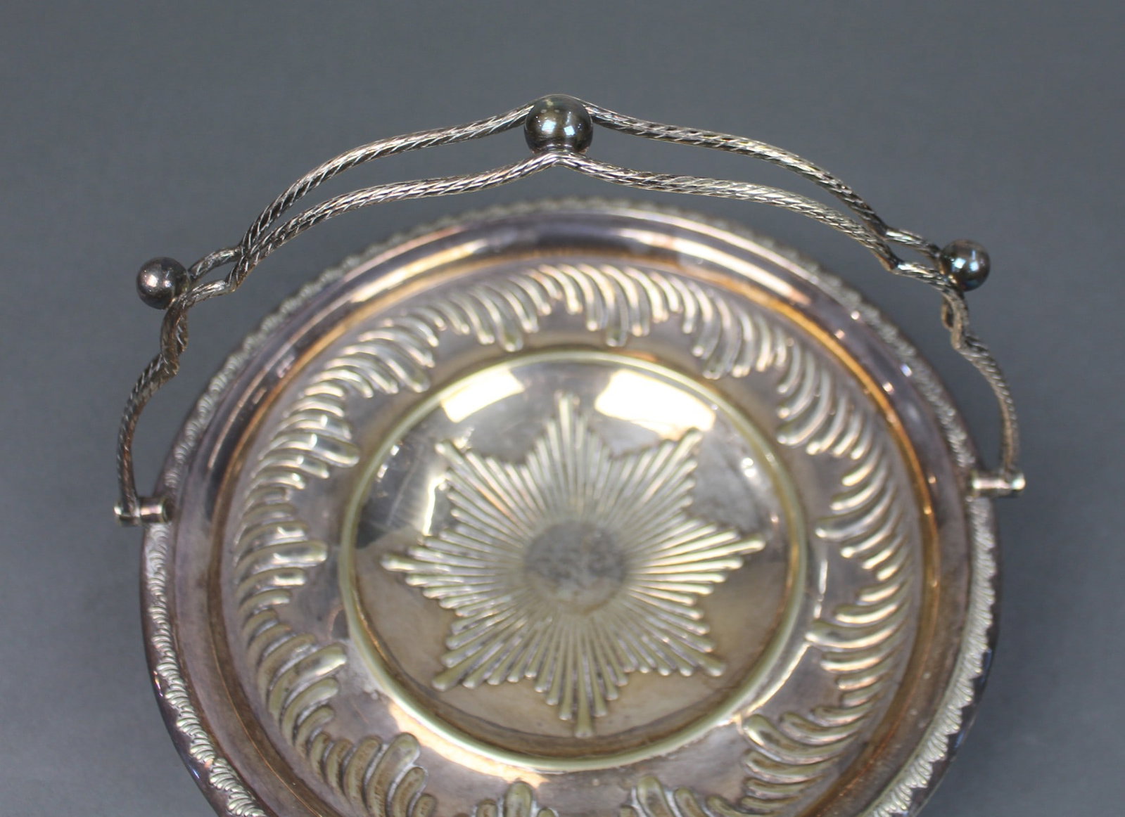 Silver Plated Handled Basket - 3