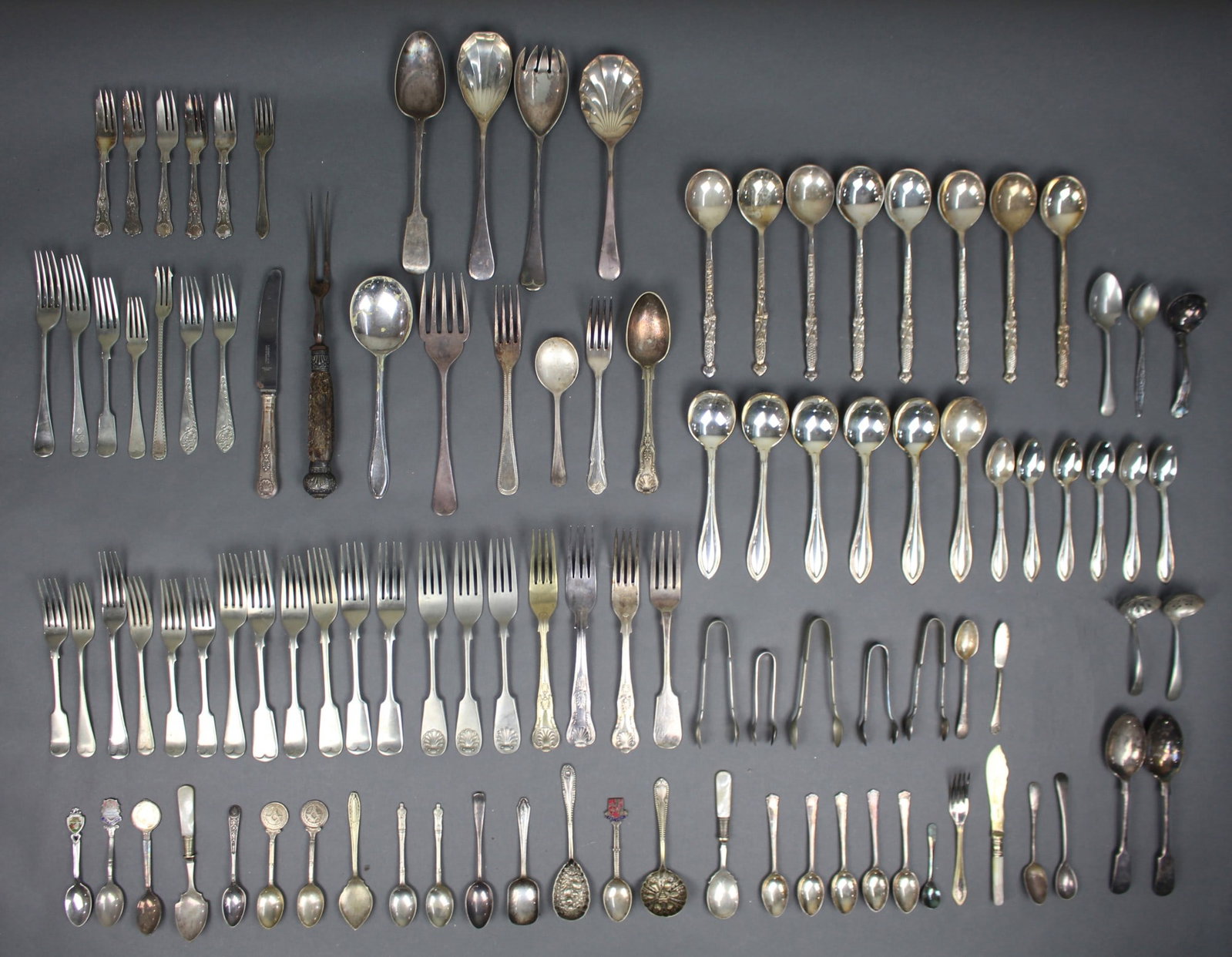Large Collection of Antique & Vintage Silver Plate Flatware Cutlery (1 of 3)