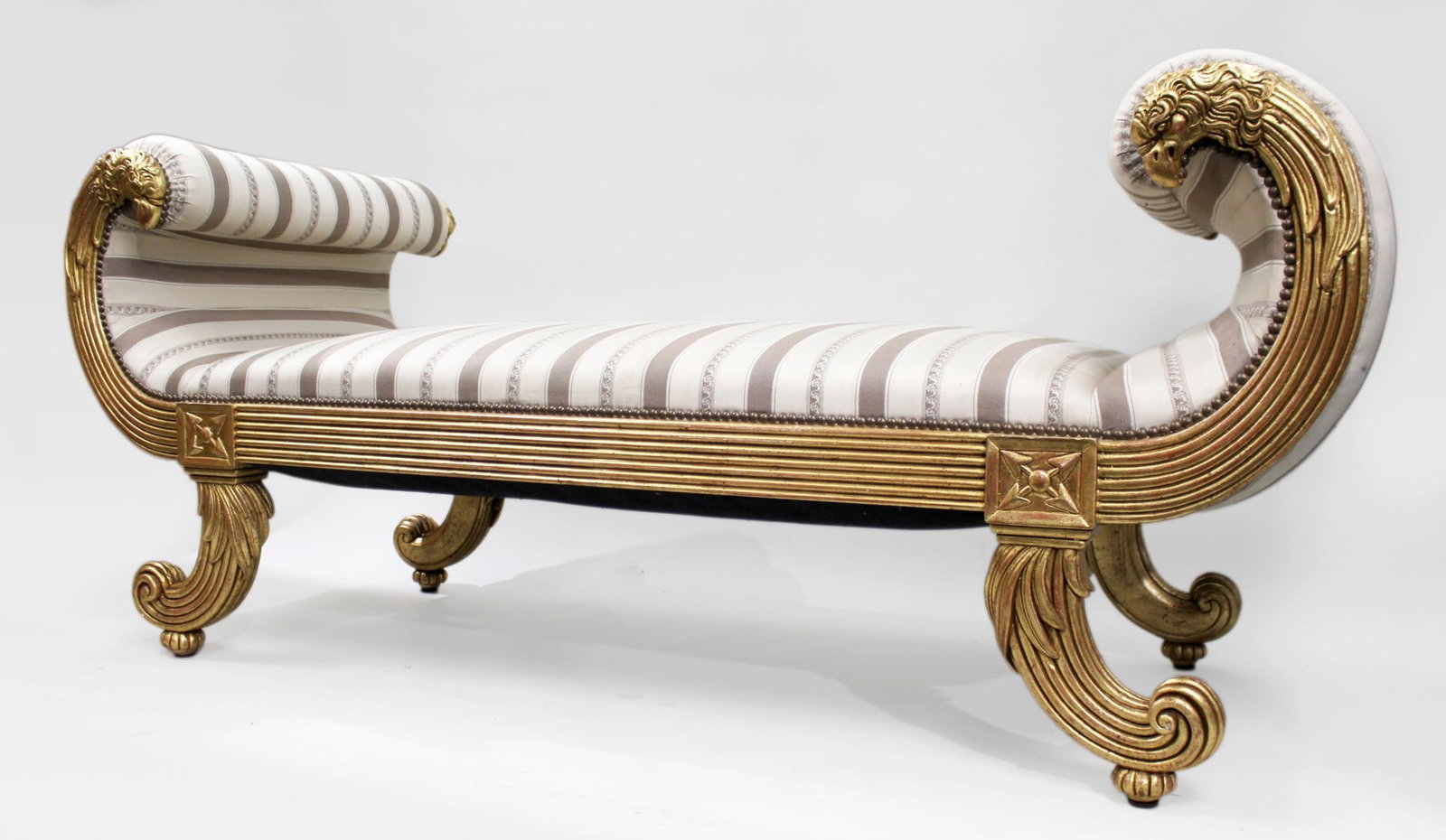 Fine Empire Style Giltwood Window Seat Banquette by Charles-Emile Moinat (1 of 3)
