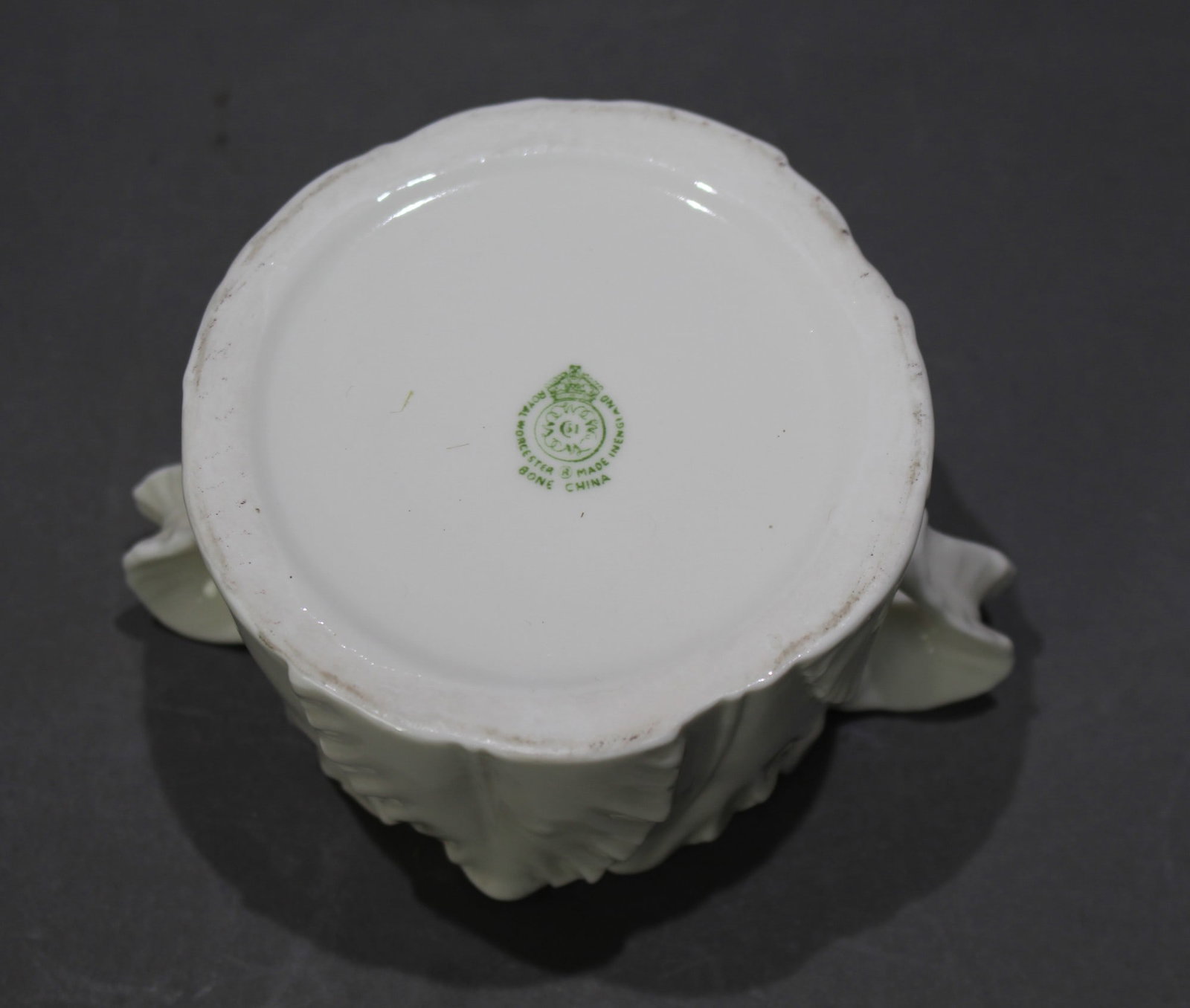 Royal Worcester Two Handled Leaf Jug - 4