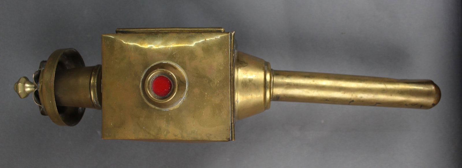 Antique Brass Horse Carriage Lantern - 4