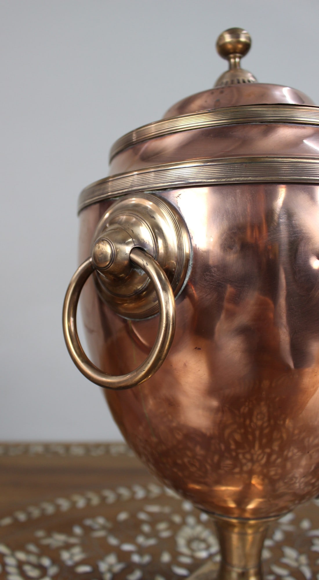 Georgian Copper & Brass Samovar circa 1810 - 5