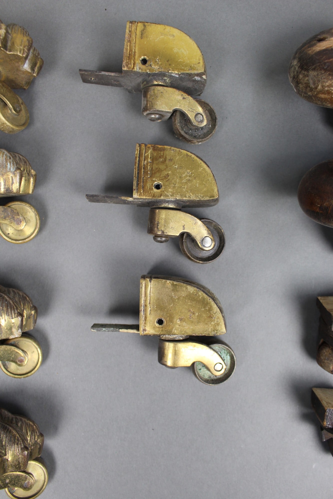 Collection of Antique & Vintage Castors & Wheels - 3