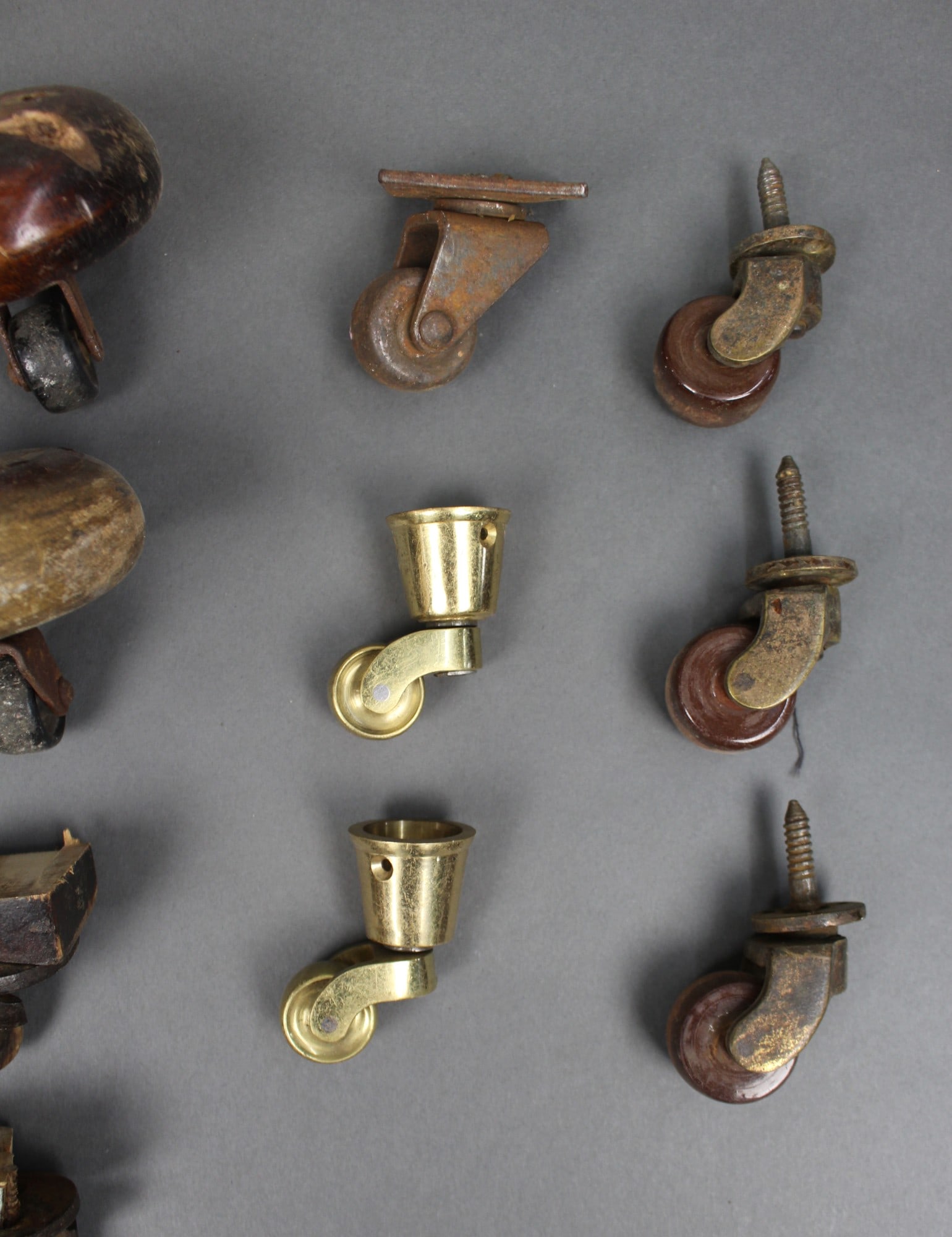 Collection of Antique & Vintage Castors & Wheels - 5