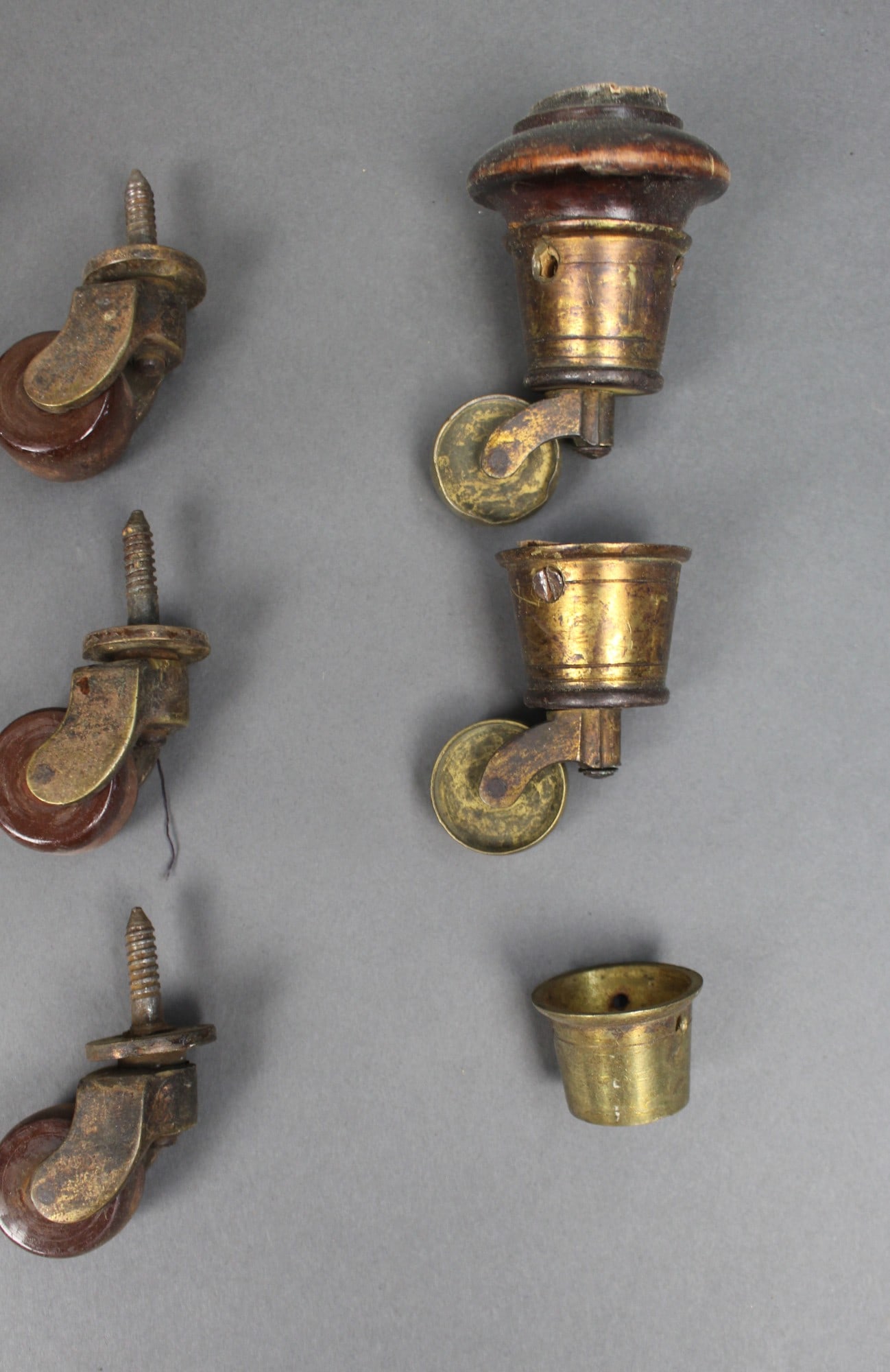 Collection of Antique & Vintage Castors & Wheels - 7