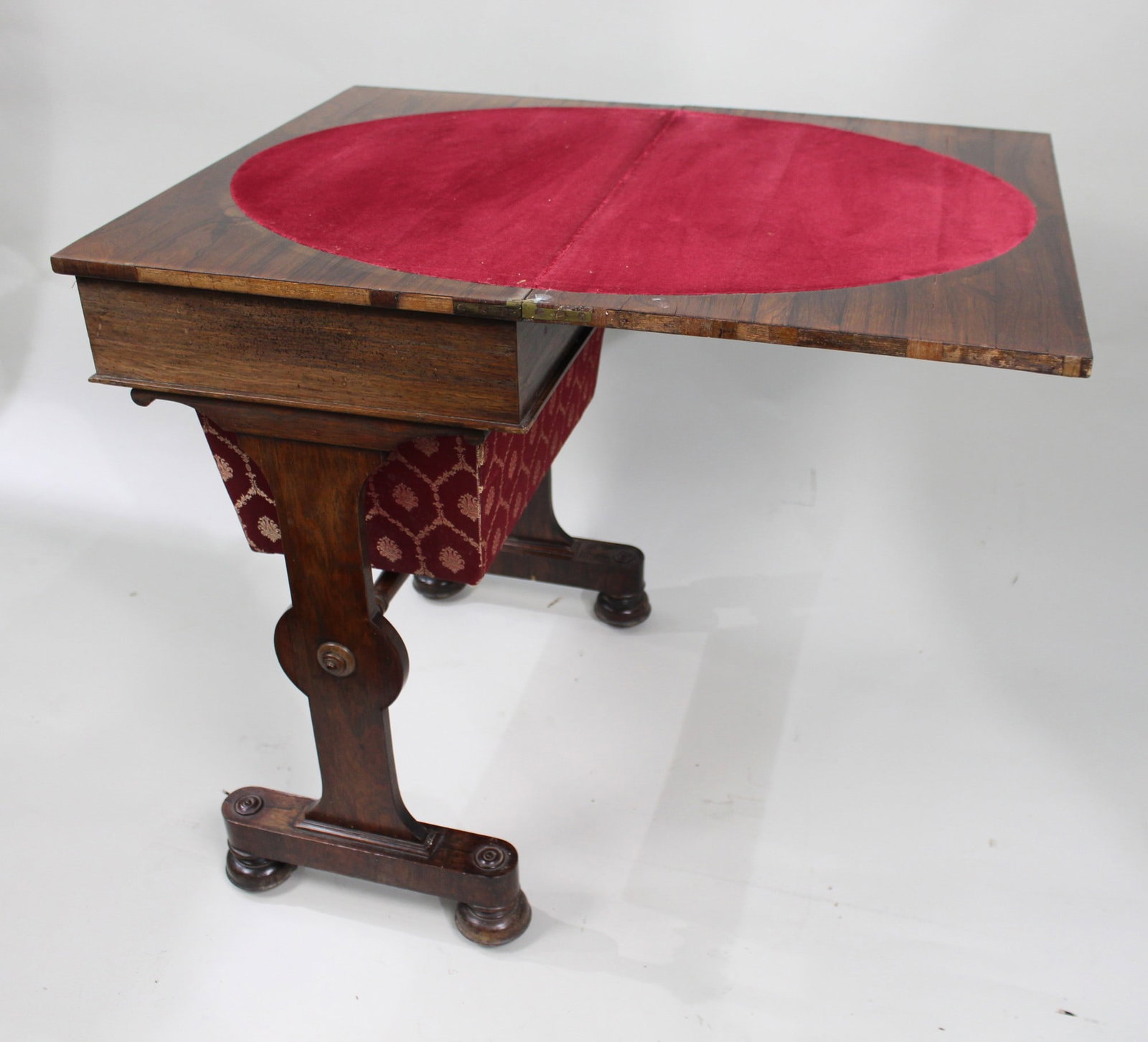 William IV Rosewood Card & Works Table - 2