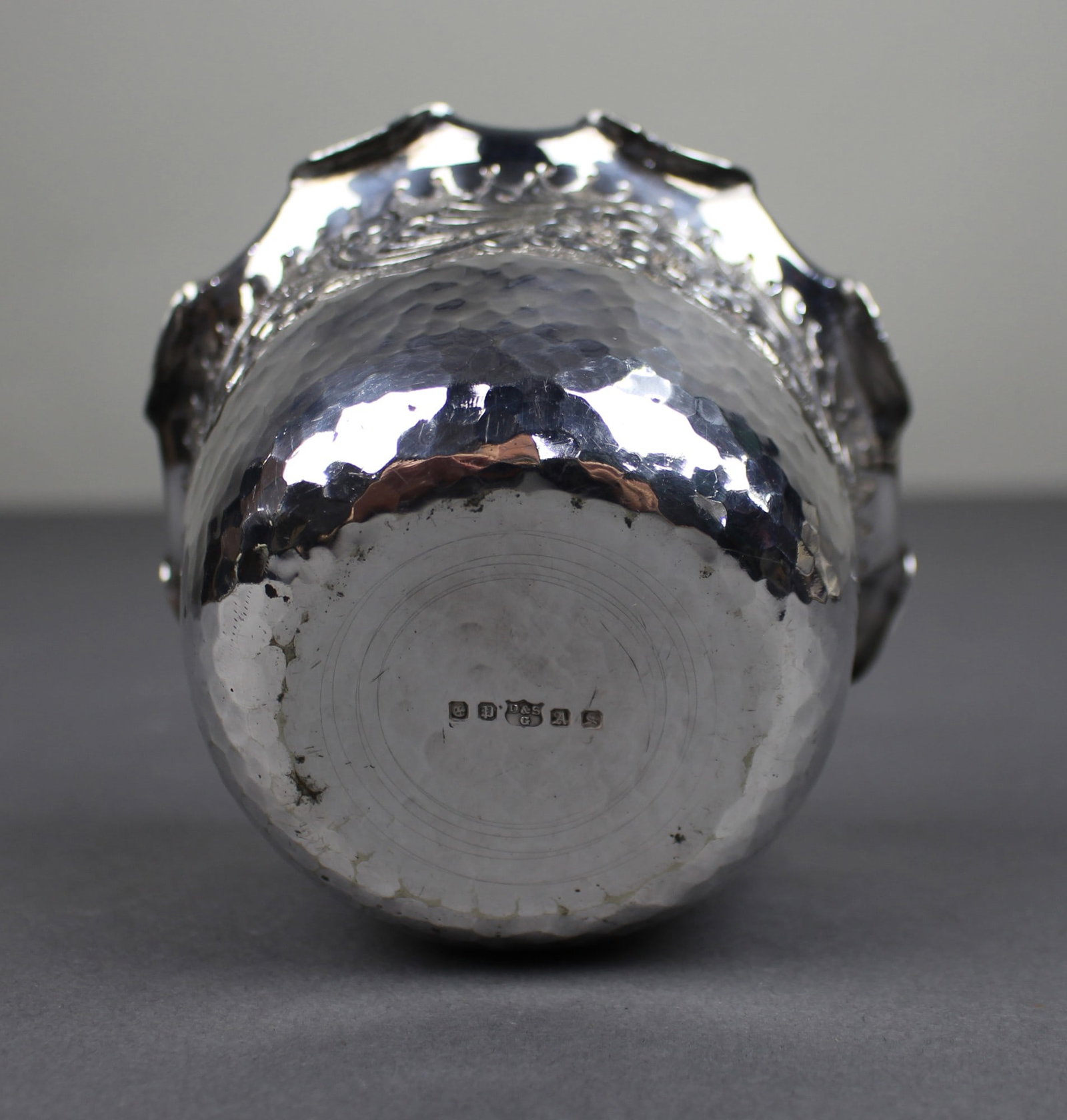 Antique Silver Plated Handled Basket - 5