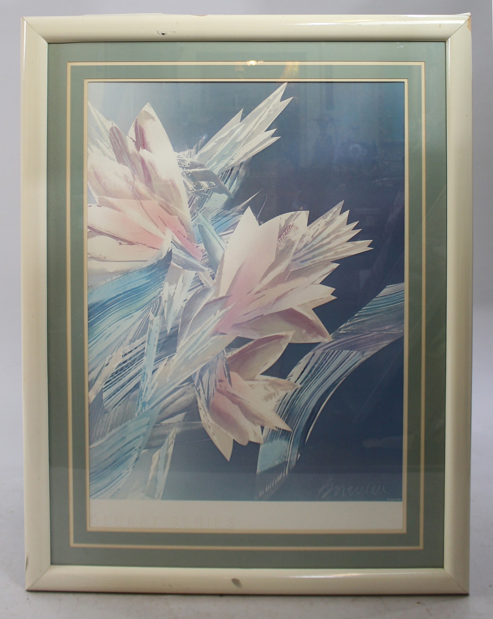 Three Contemporary Framed Prints Including “Desert Series” & “Honkers Landing̶ (1 of 3)