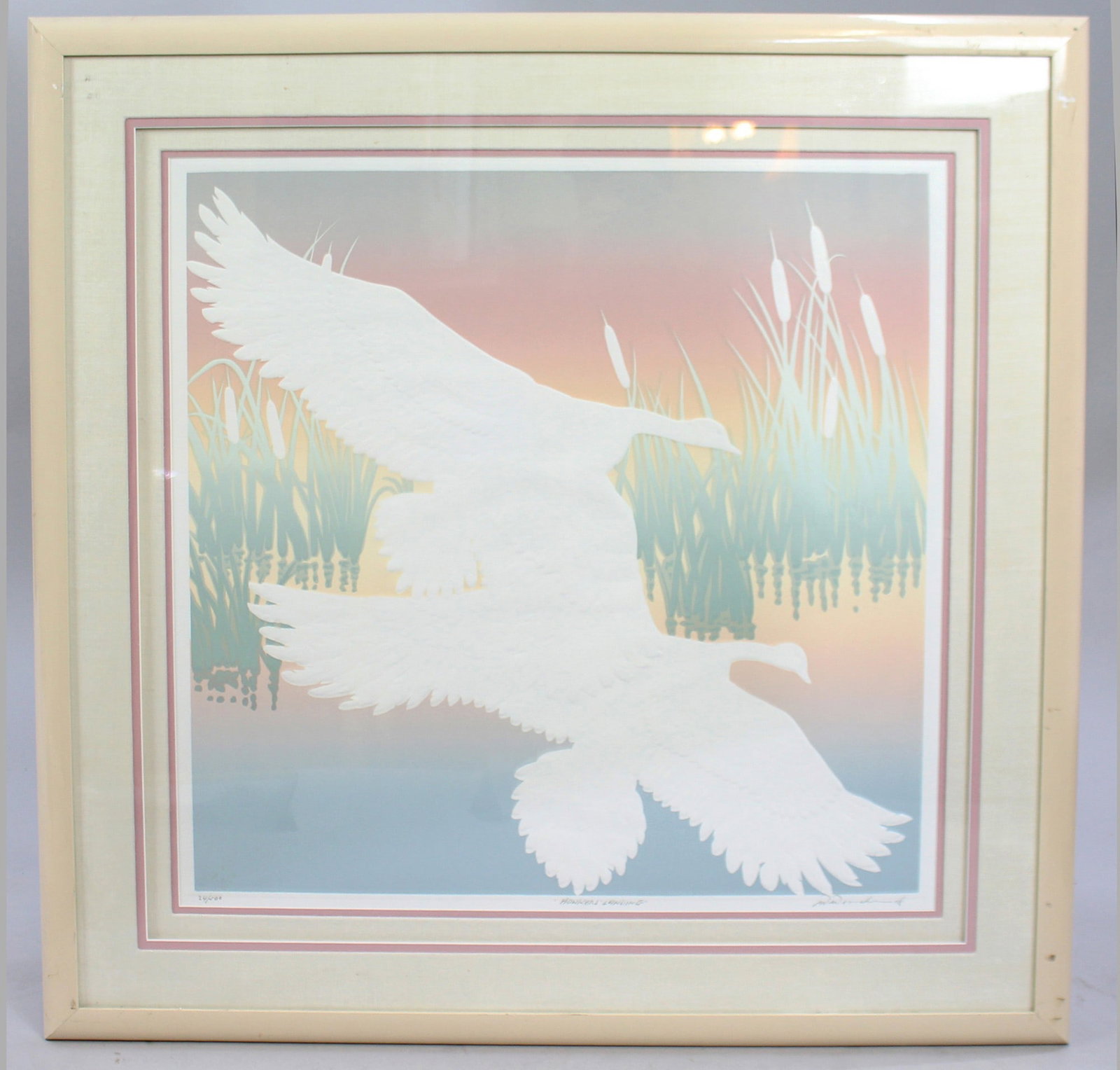 Three Contemporary Framed Prints Including “Desert Series” & “Honkers Landing̶ - 2