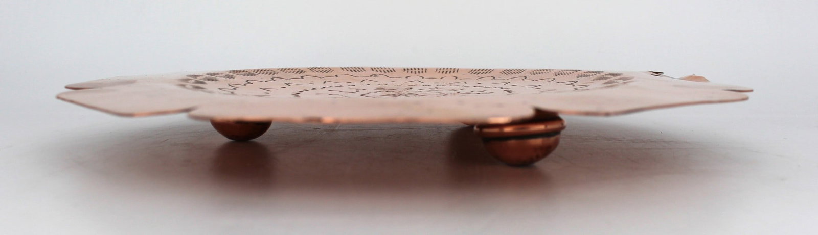 Antique Copper Plate Stamped Mullum - 2