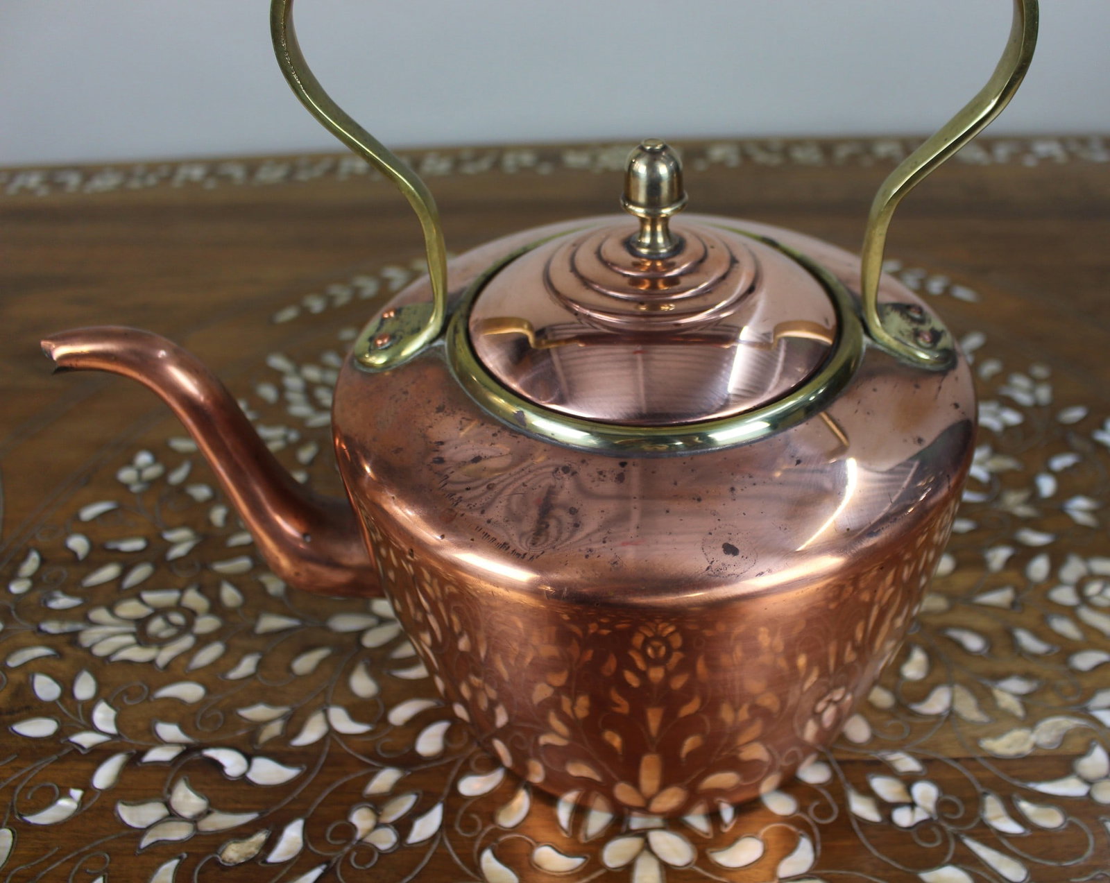 Copper and Brass Kettle, c.1930 - 2