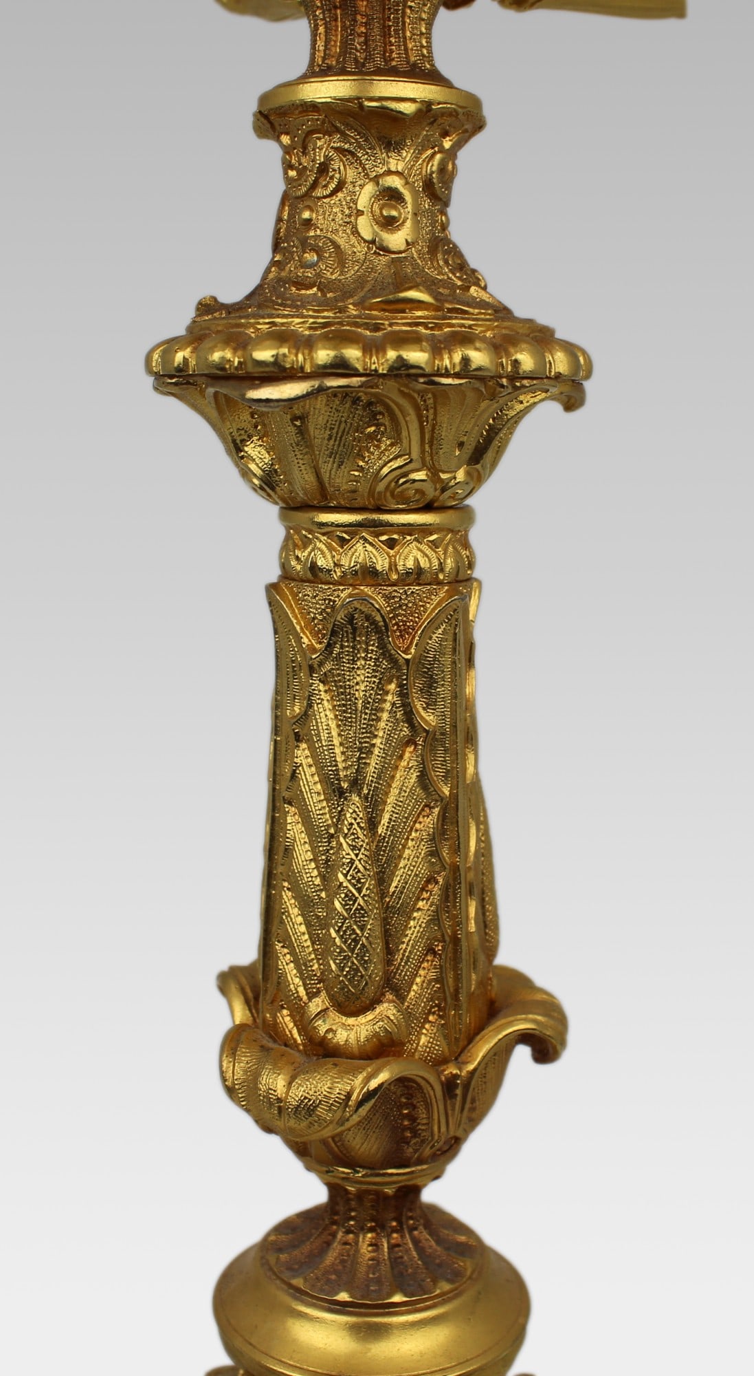 Mid-19th Century French Gilt Bronze Five-Light Candelabrum with Classical Motifs - 6