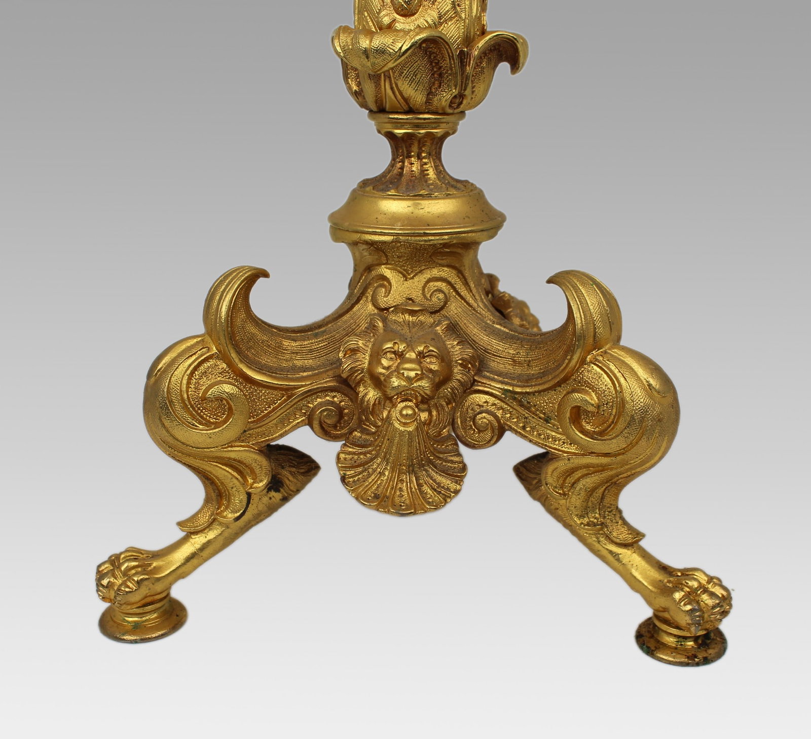 Mid-19th Century French Gilt Bronze Five-Light Candelabrum with Classical Motifs - 8