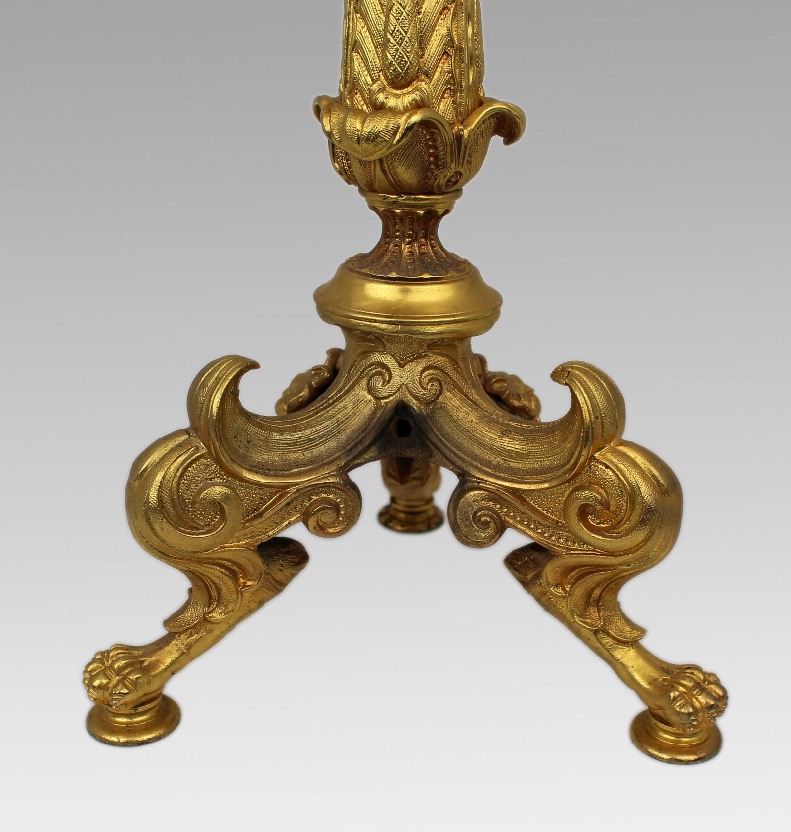Mid-19th Century French Gilt Bronze Five-Light Candelabrum with Classical Motifs - 9