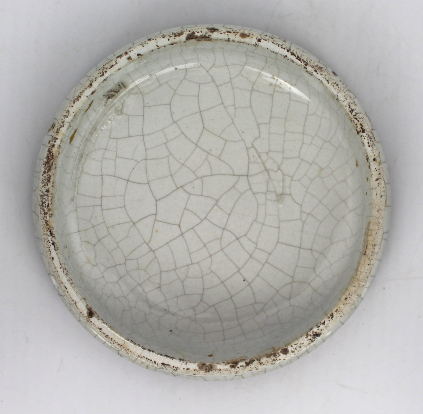 19th c. Prattware The Village Wedding Pot Lid - 4