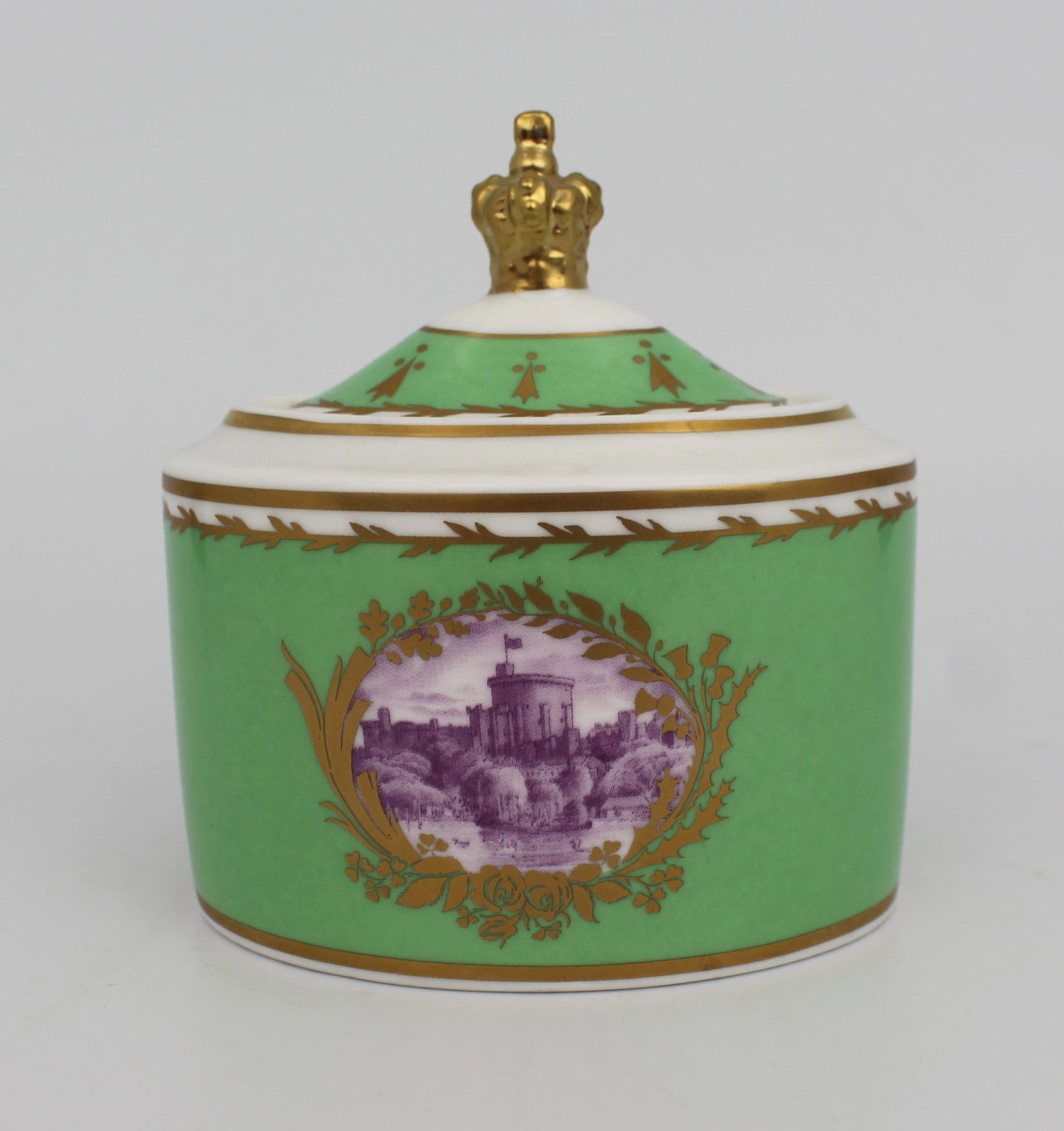 Royal Collection Windsor Castle Lidded Pot - 8