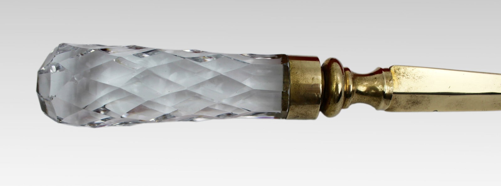 Royal Brierley Crystal and Brass Letter Opener, Boxed, England - 5