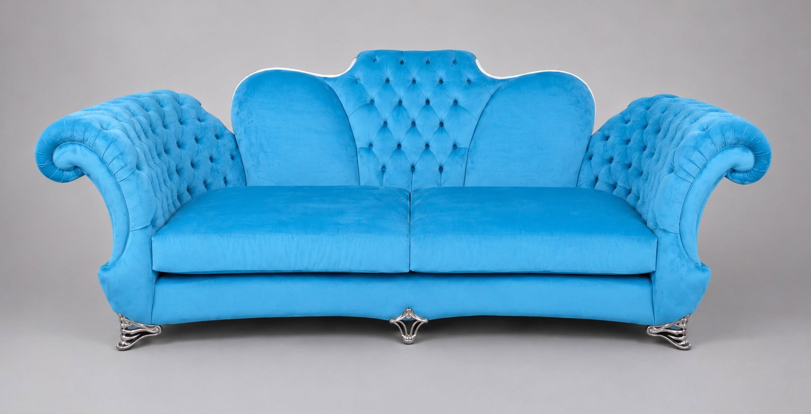 Monumental Pair of Italian Postmodern ‘Butterfly’ Sofas by Mantellassi 1926 - 2