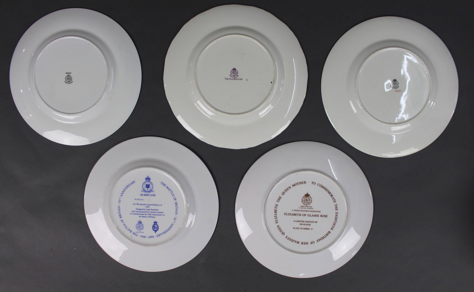 Collection of 5 Royal Worcester Cabinet Plates - 2