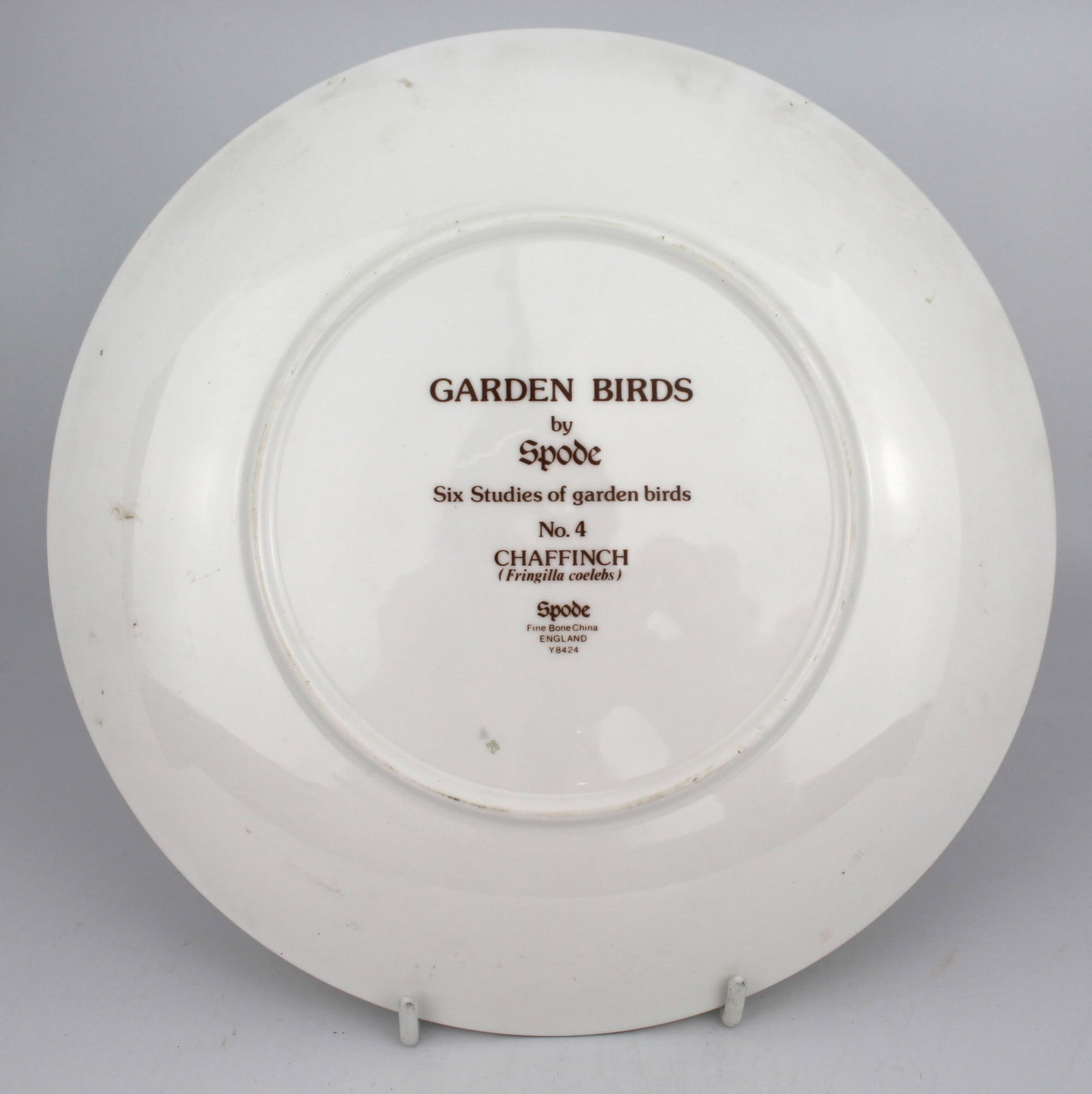 Set of 4 Spode Bird Plates - 6