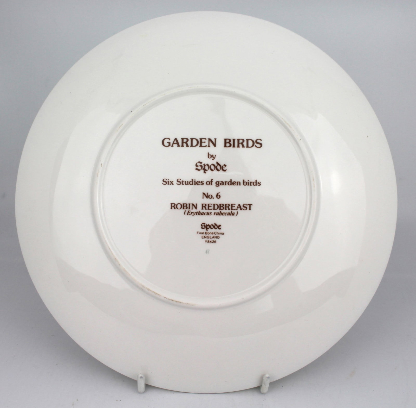 Set of 4 Spode Bird Plates - 8