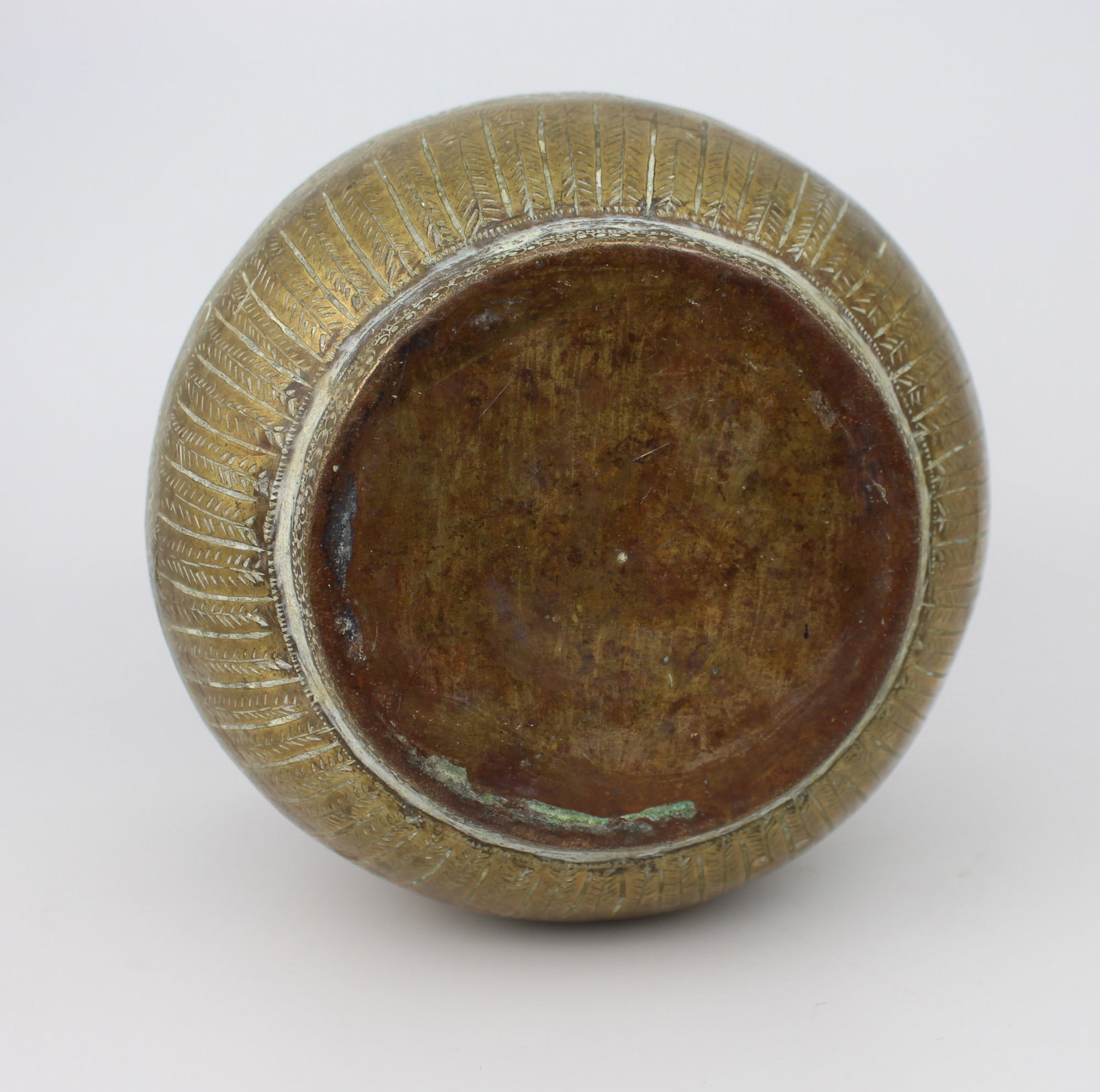 Antique Indian Brass Cachepot c.1880 - 2