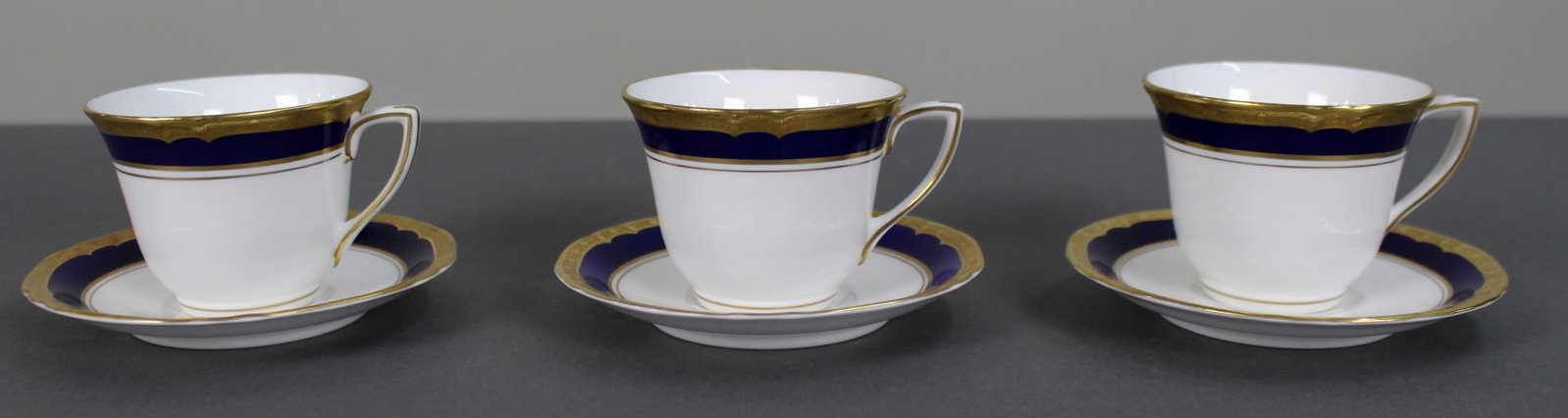 Collection of 3 Royal Worcester Aston Demitasse Cups & Saucers - 4