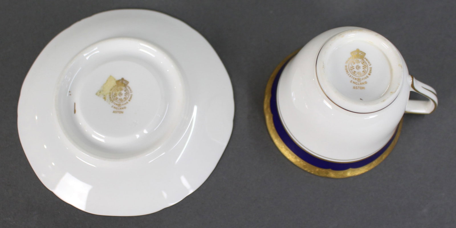 Collection of 3 Royal Worcester Aston Demitasse Cups & Saucers - 7