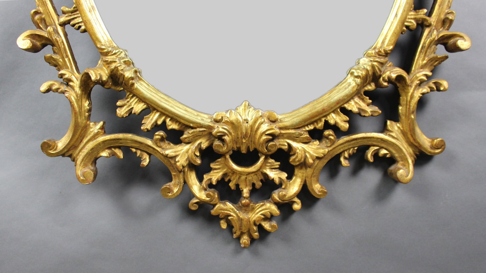 Florentine Giltwood Rococo Revival Wall Mirror, Italy, Mid-20th Century - 8