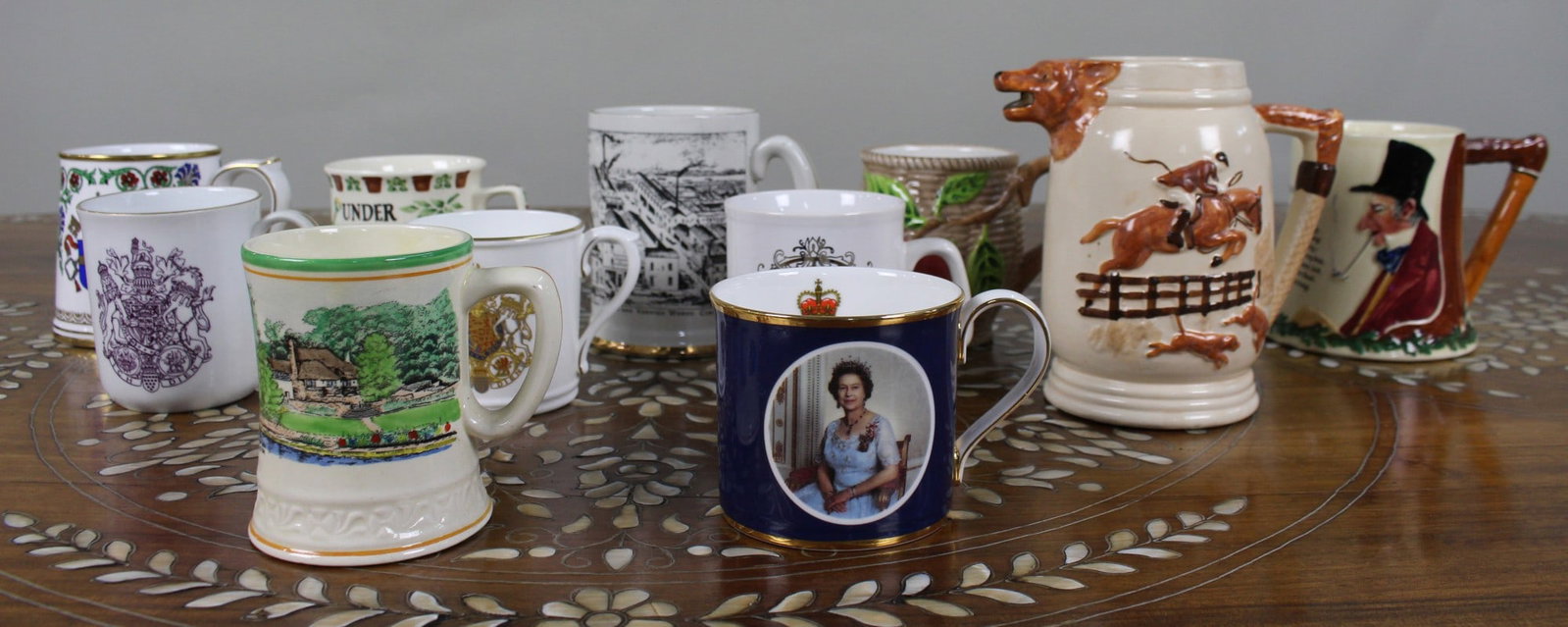 Collection of 11 Antique & Vintage Tankards & Mugs: Title: Collection of 11 Antique & Vintage Tankards & Mugs Description: Collection of 11 Antique & Vintage Tankards & Mugs. All pieces pictured Condition: Used Delivery option: