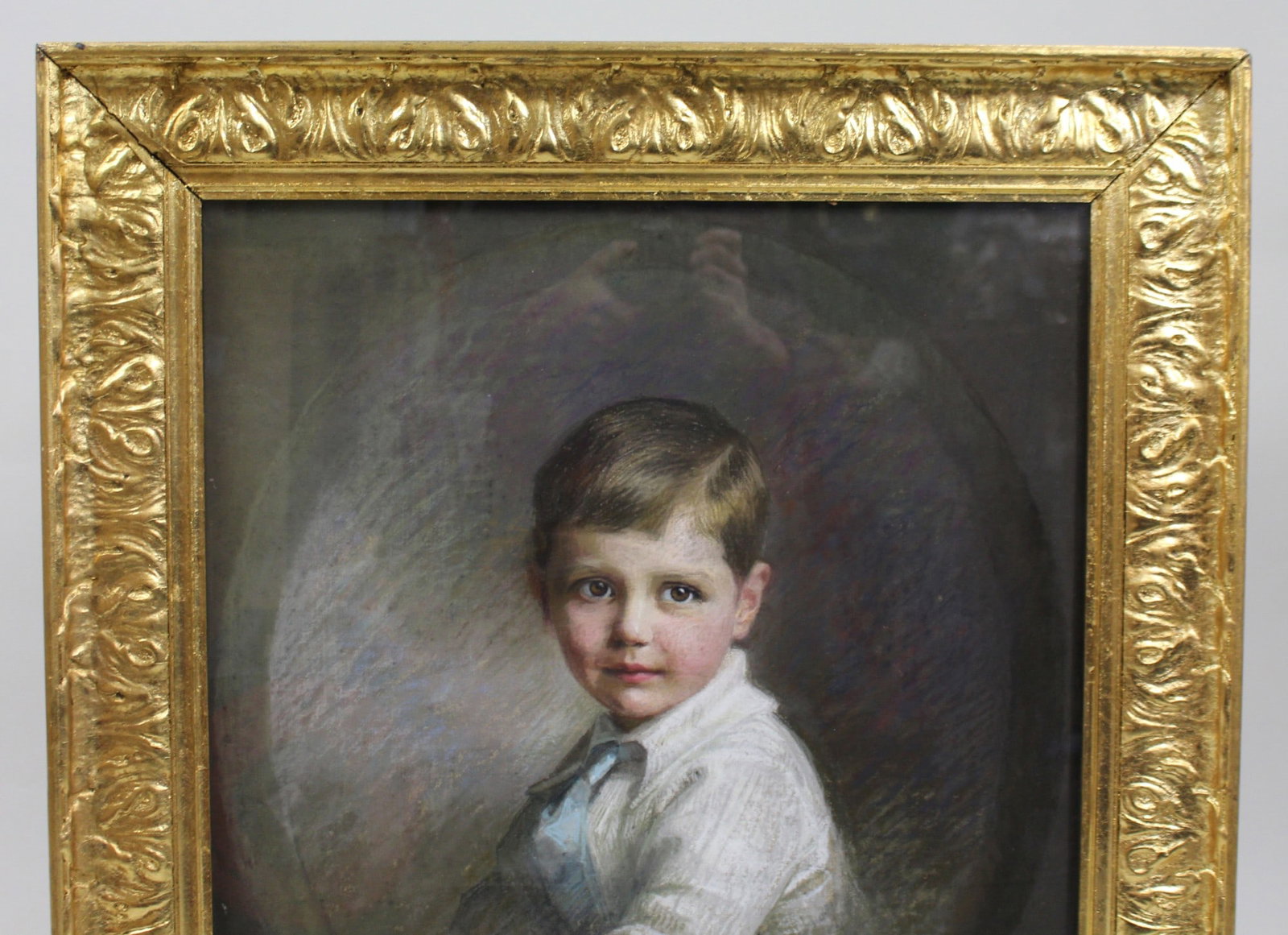 Pair of Pastel Portraits by Emily Eyres (British, 1850-1910) - 8
