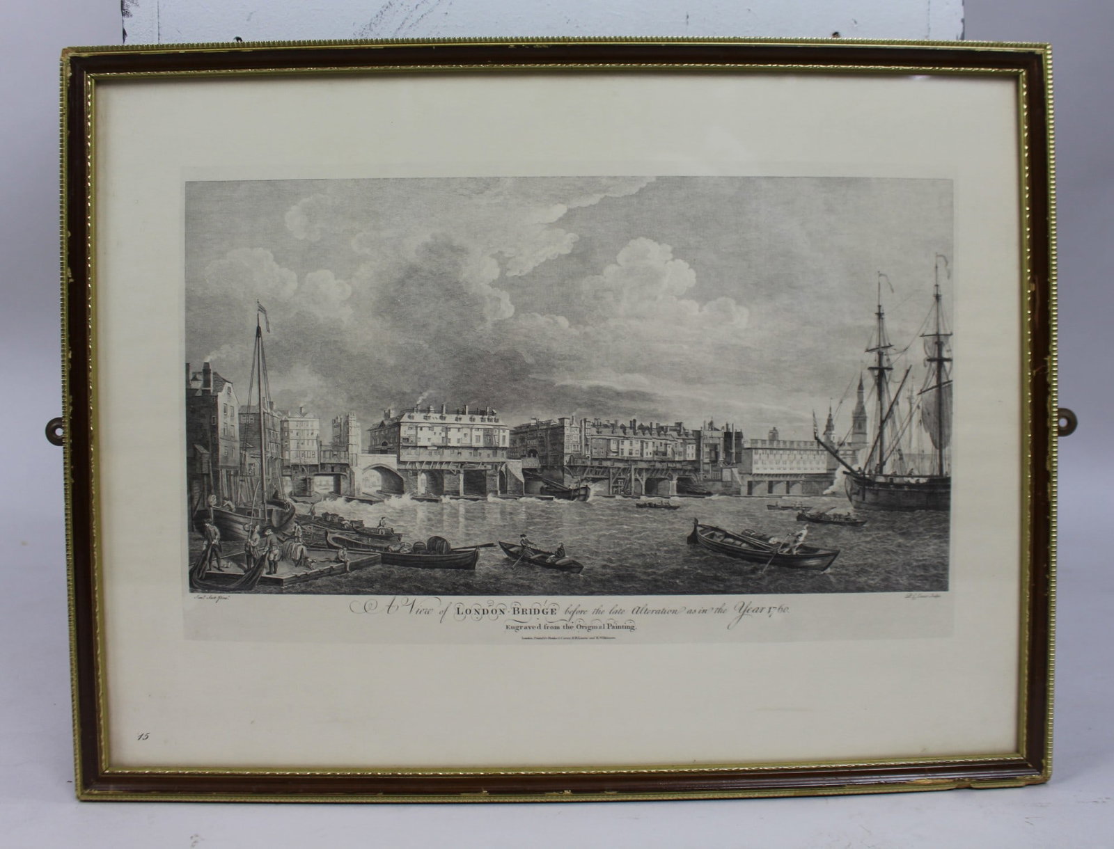 Set of Four Historic London Engravings after 18th-Century Originals - 5
