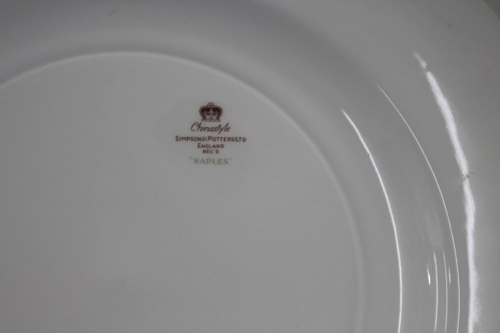 Chinastyle Simpson Potteries Naples Part Dinner Service - 7