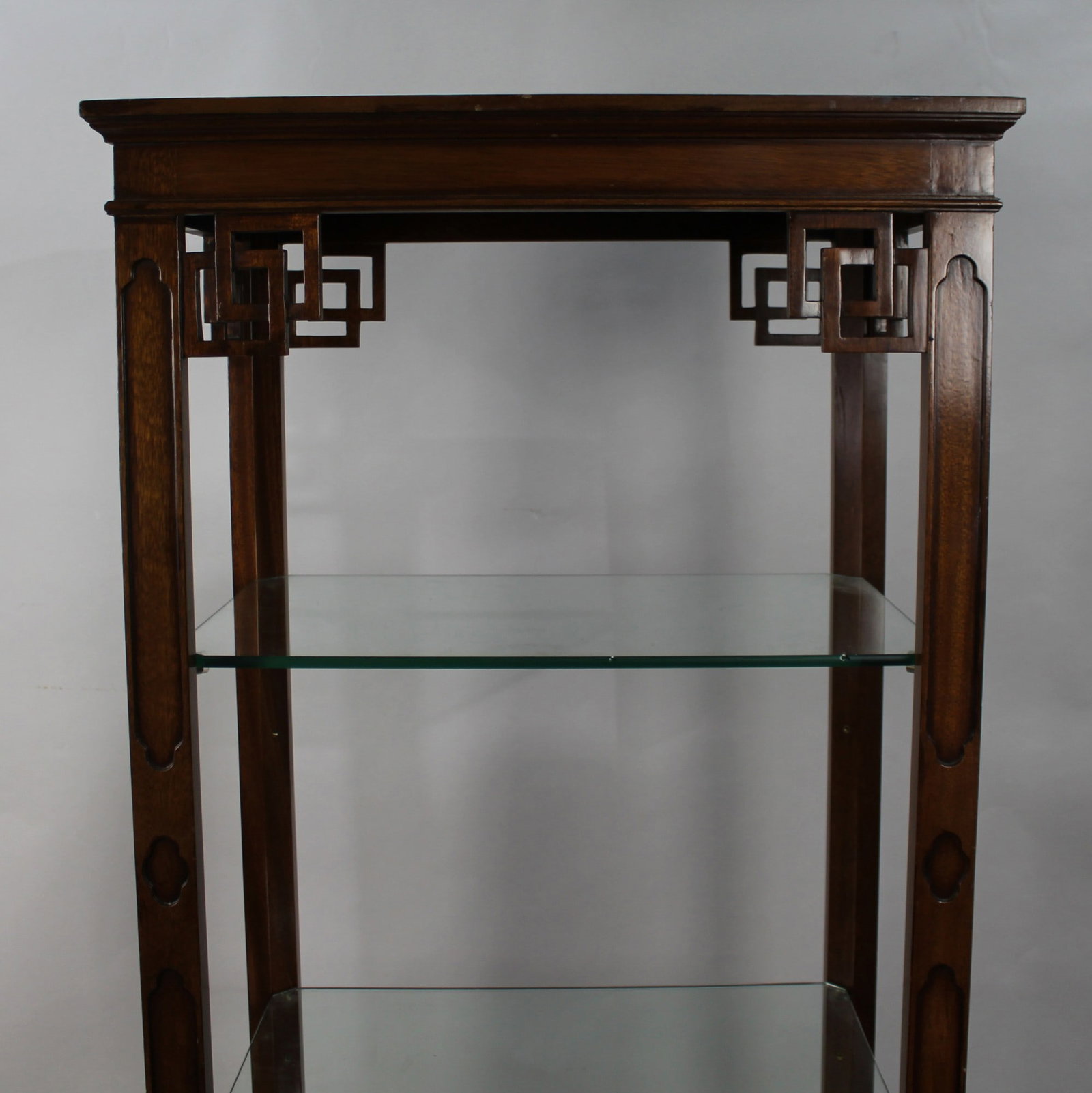 Vintage Mahogany Shelves - 4