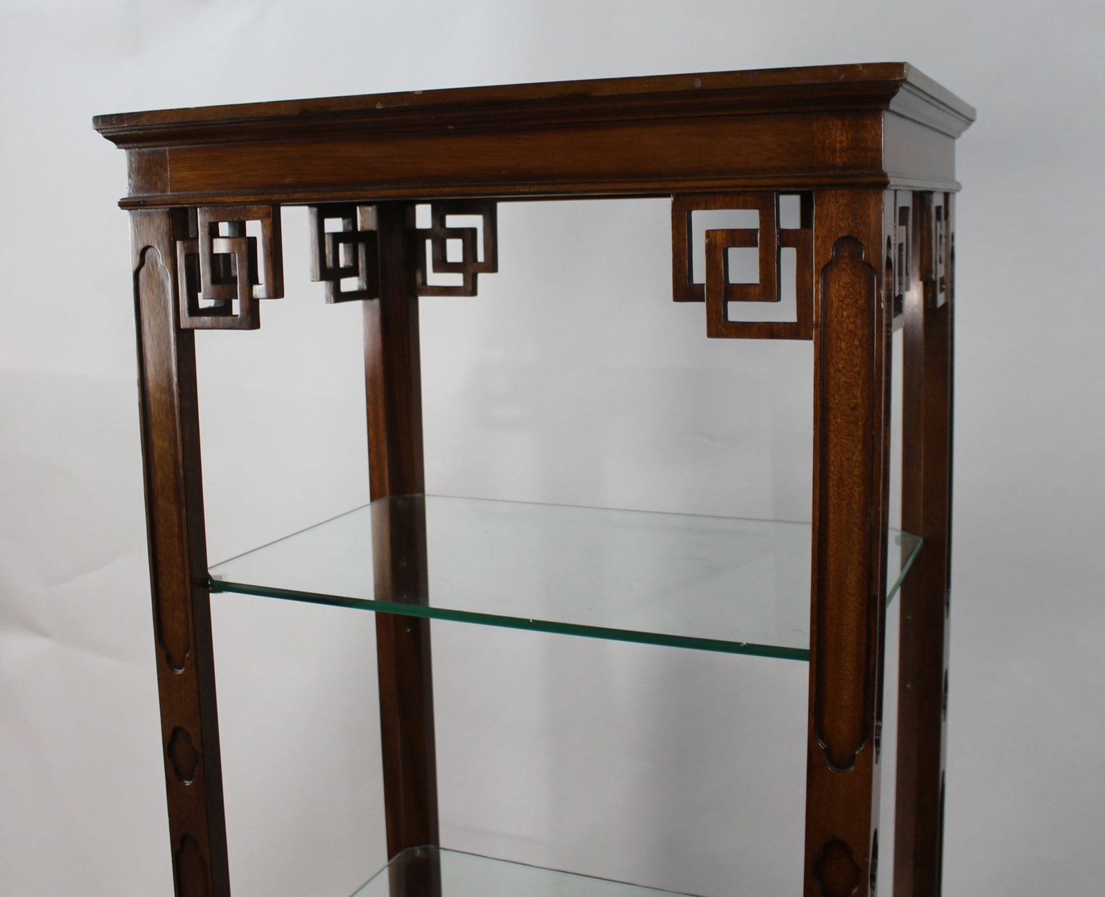 Vintage Mahogany Shelves - 5