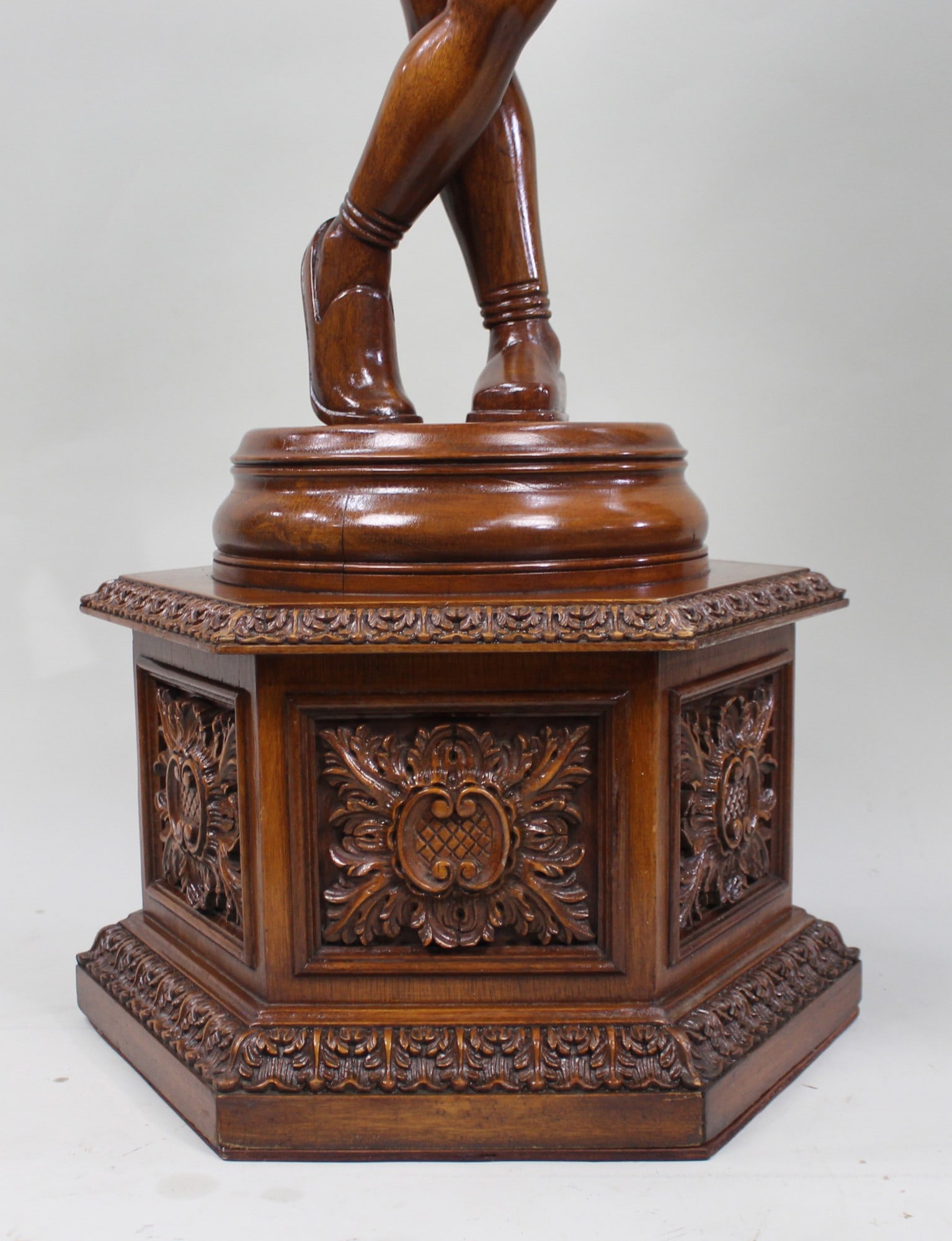 Italian Renaissance Revival Carved Hardwood Figure circa 1900 - 6