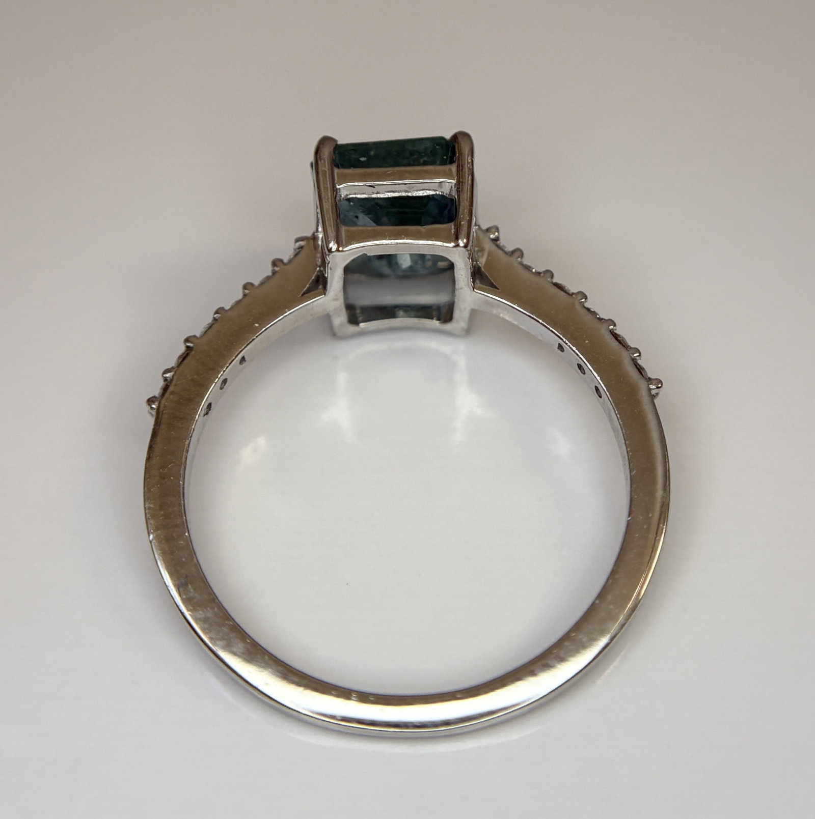 Beautiful 1.86 CT Natural Emerald Ring With Natural Diamonds & Platinum 950 - 5