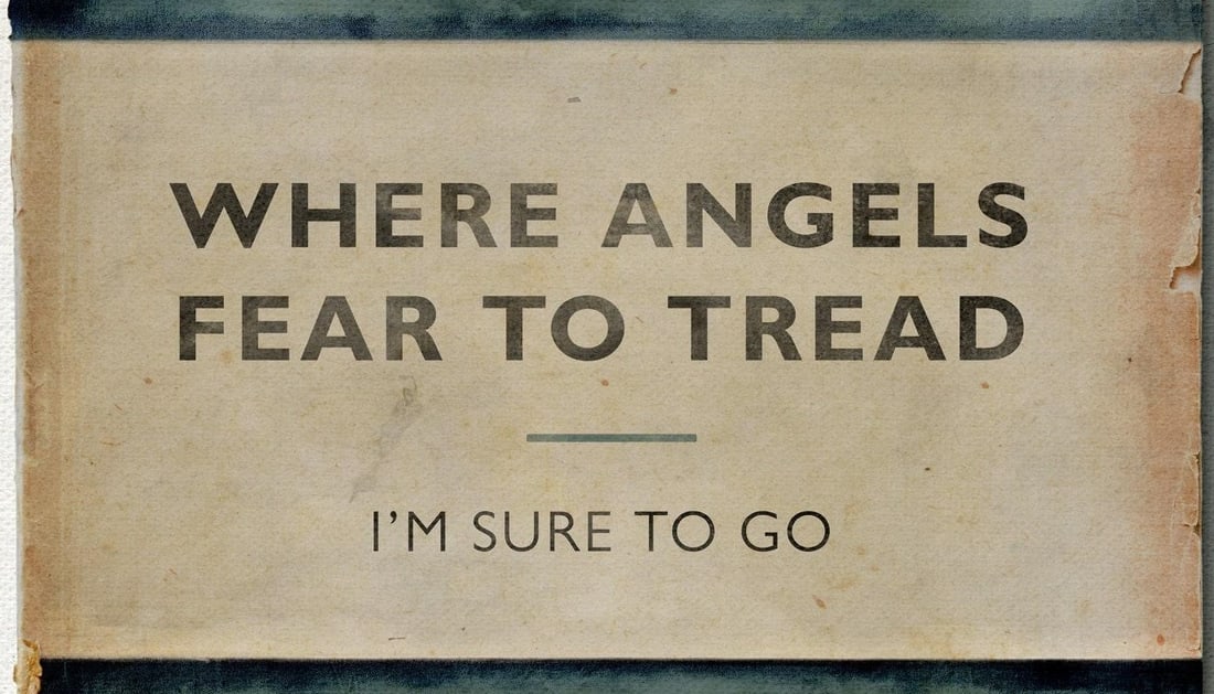 Son of Innes (b 1977) ‘Where Angels Fear To Tread,’ Blue, Editioned, Giclée Print,  - 3
